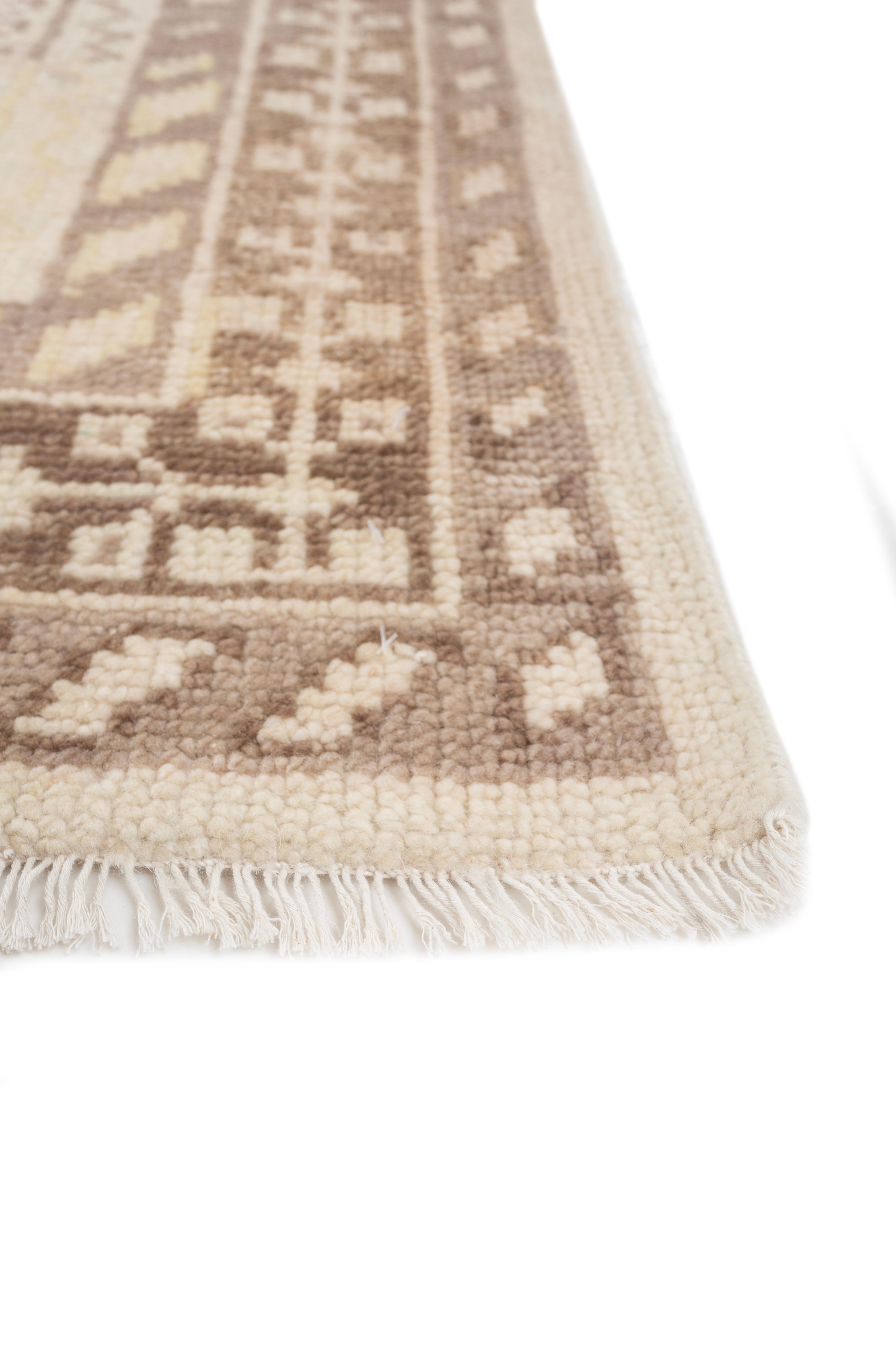 Jaipur Rugs 8x10 Pies Alfombra Anudada a Mano Lana Moderna Alfombra Marfil Indio en venta