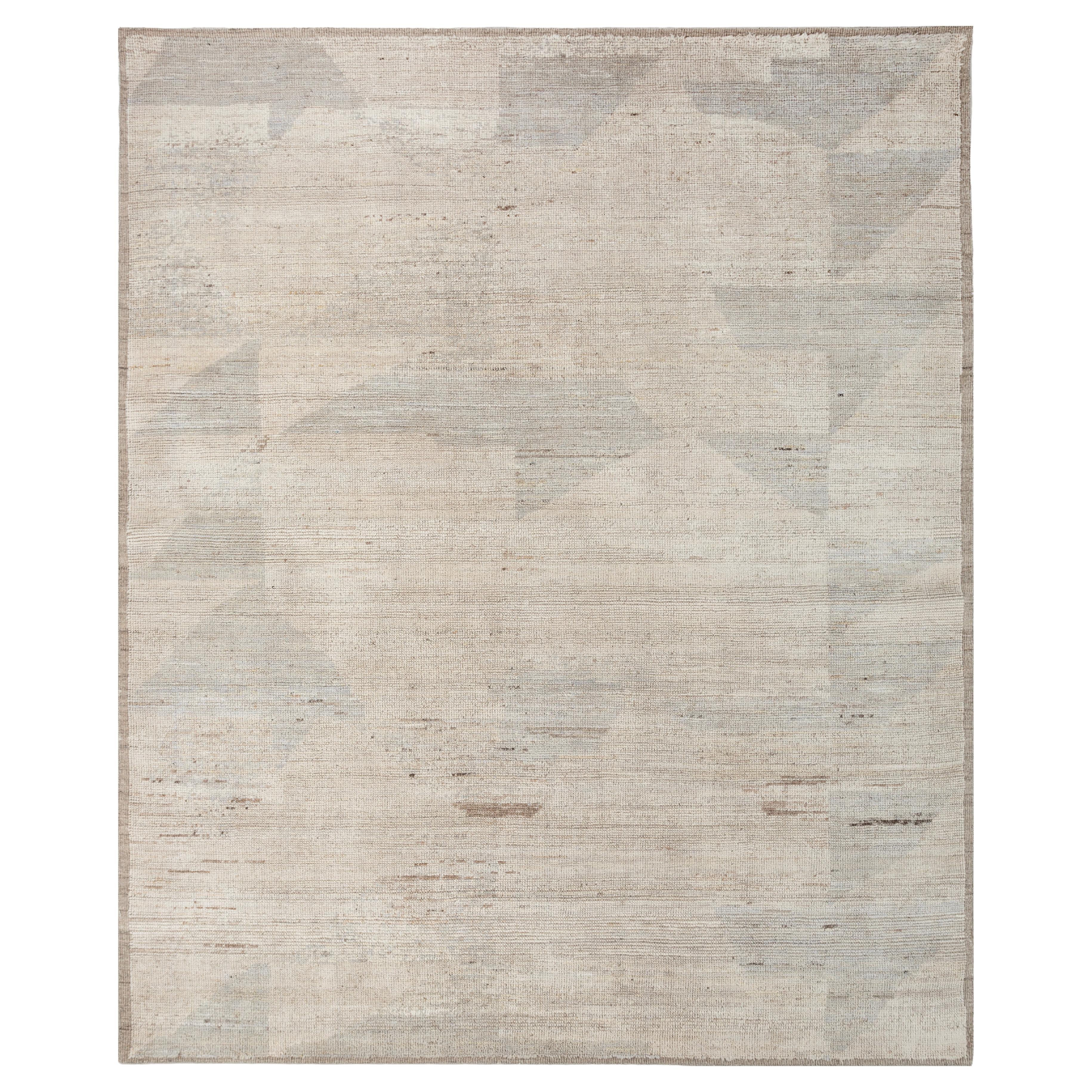 Jaipur Rugs 8x10 Piedi Tappeto annodato a mano in lana moderno avorio
