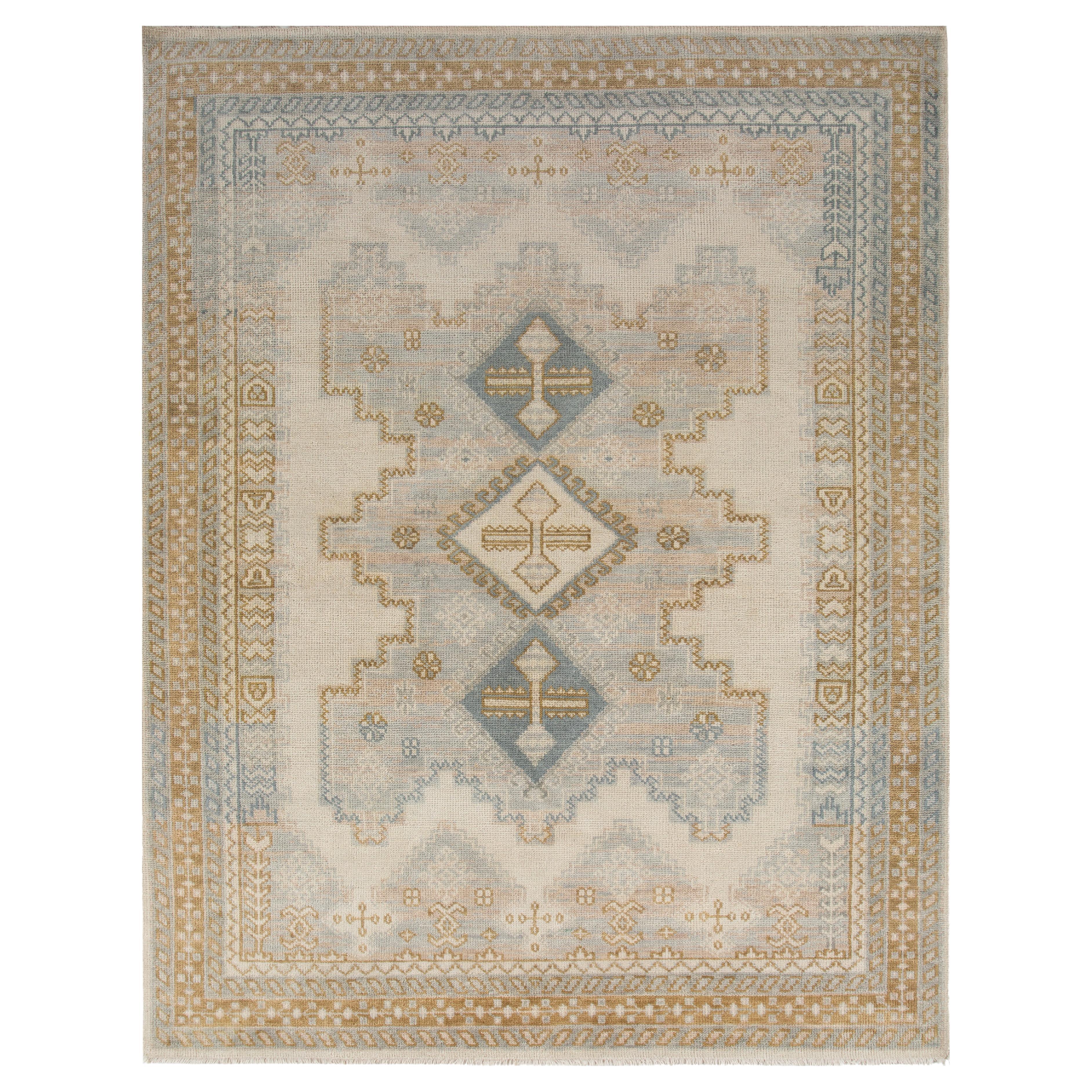 Jaipur Rugs 8x10 Feet Tapis noué à la main Laine Moderne Tapis Ivoire