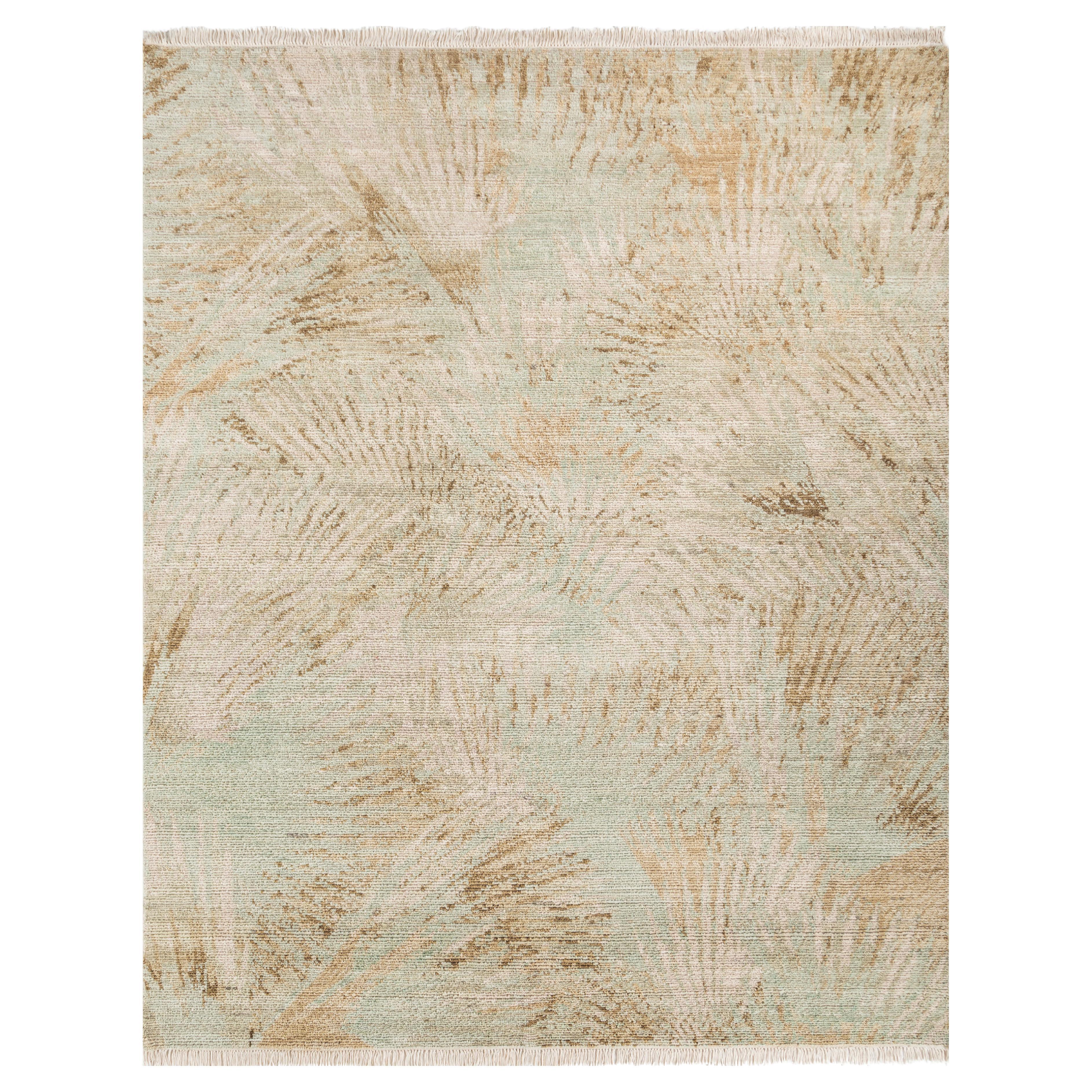 Jaipur Rugs 8x10 Piedi Tappeto annodato a mano in lana moderno avorio