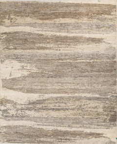 Jaipur Rugs 8x10 Feet Hand geknüpft Teppich Wolle Modern Elfenbein Teppiche