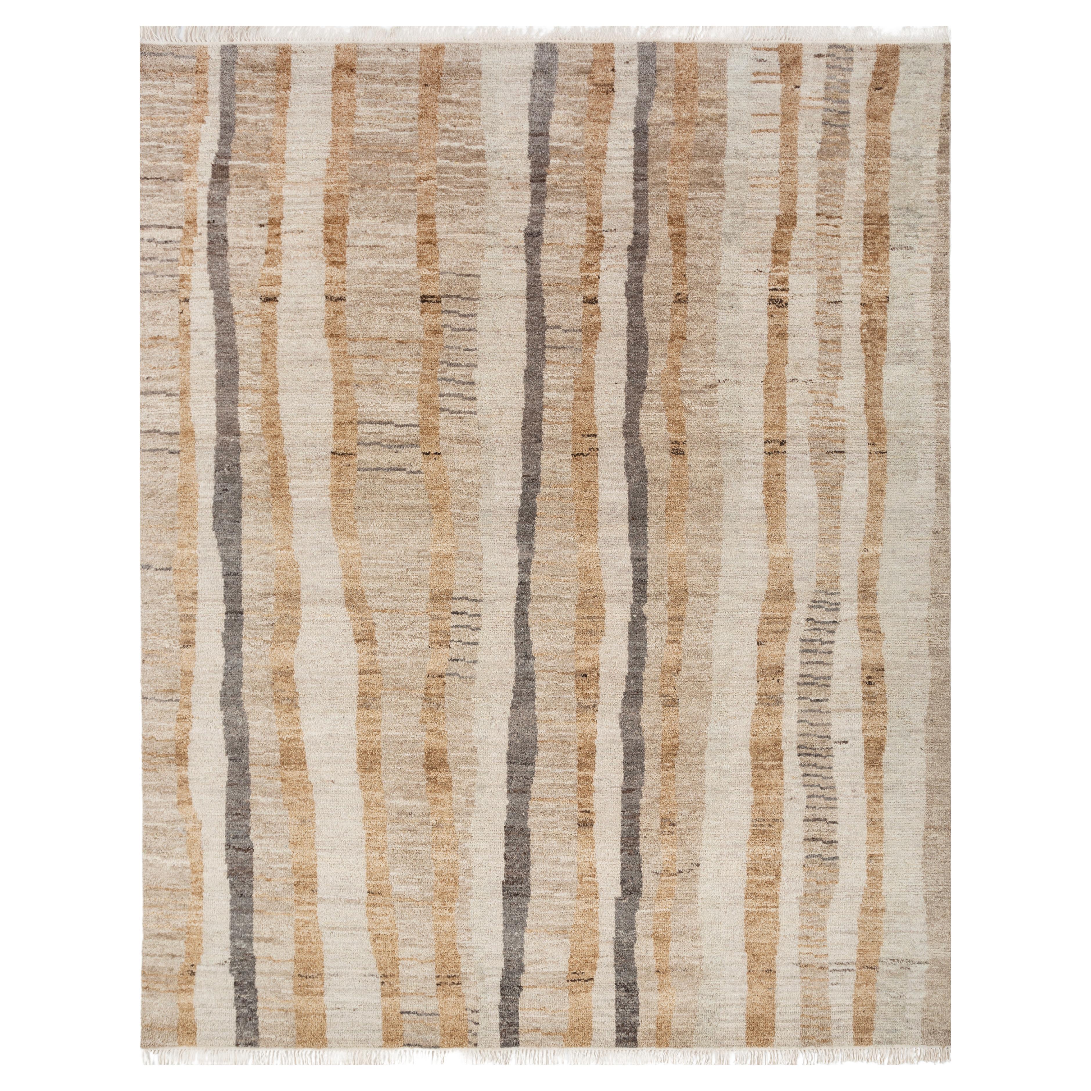 Jaipur Rugs 8x10 Feet Hand geknüpft Teppich Wolle Modern Rot Und Orange Rug
