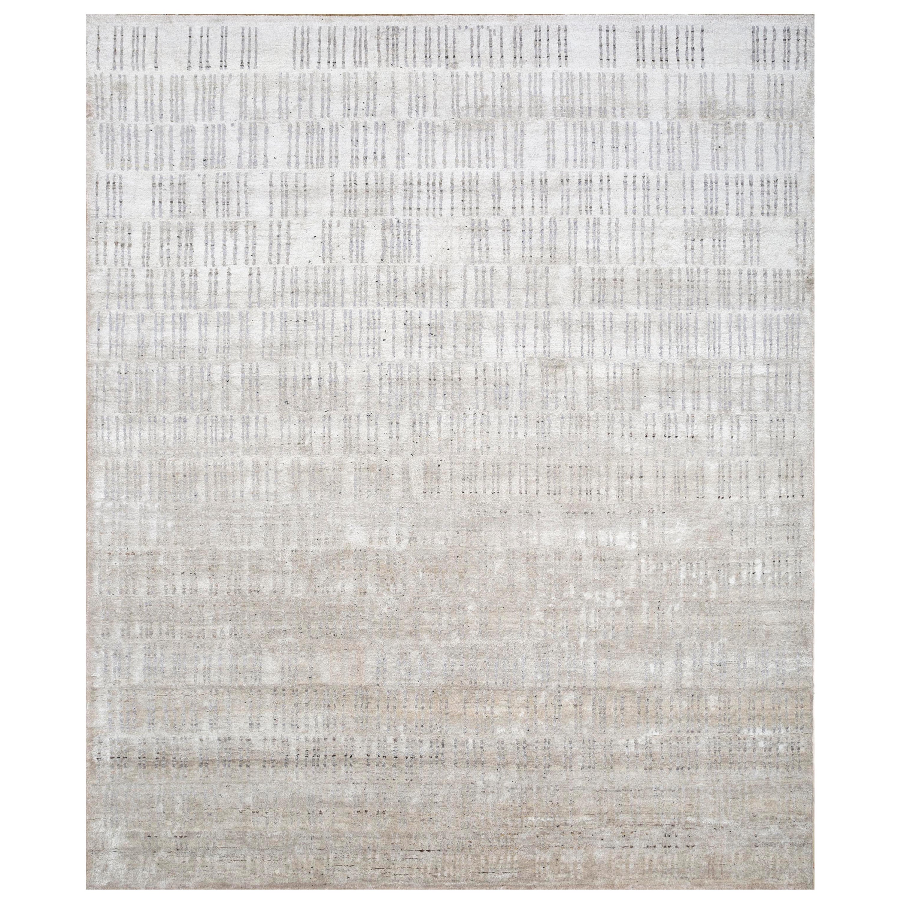 Handgeknüpfter Teppich Fusion in Dunkel Elfenbein & Weiß 240X300 cm, Mystique Fusion