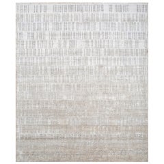 Tappeto Mystique Fusion avorio scuro e bianco 240X300 cm annodato a mano