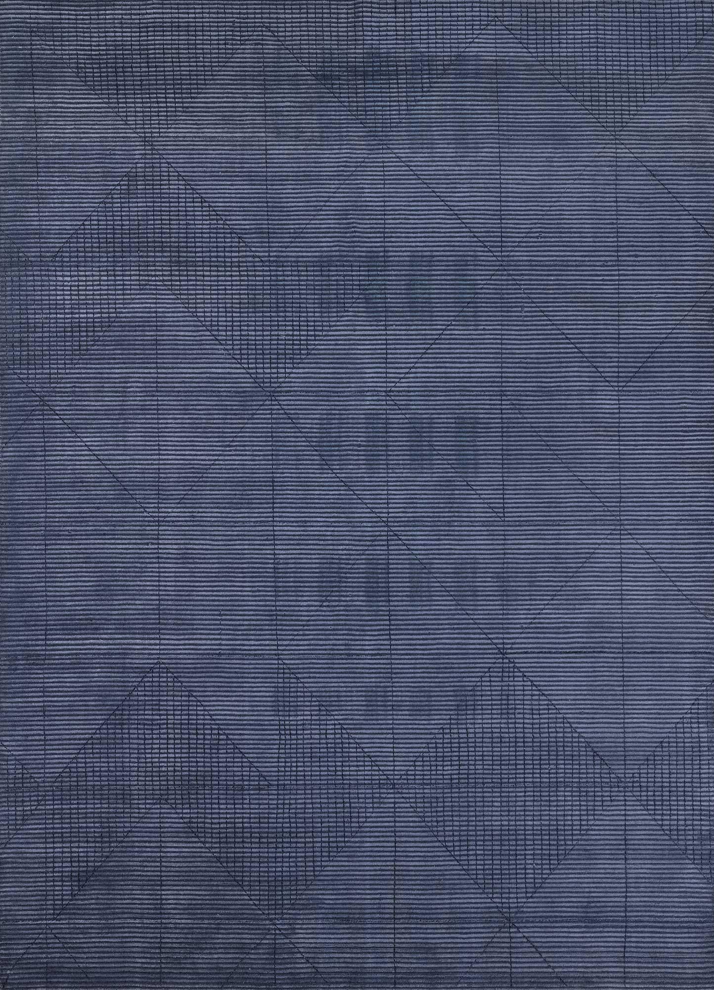 Alfombra Hand-Loom Azul Indigo en venta