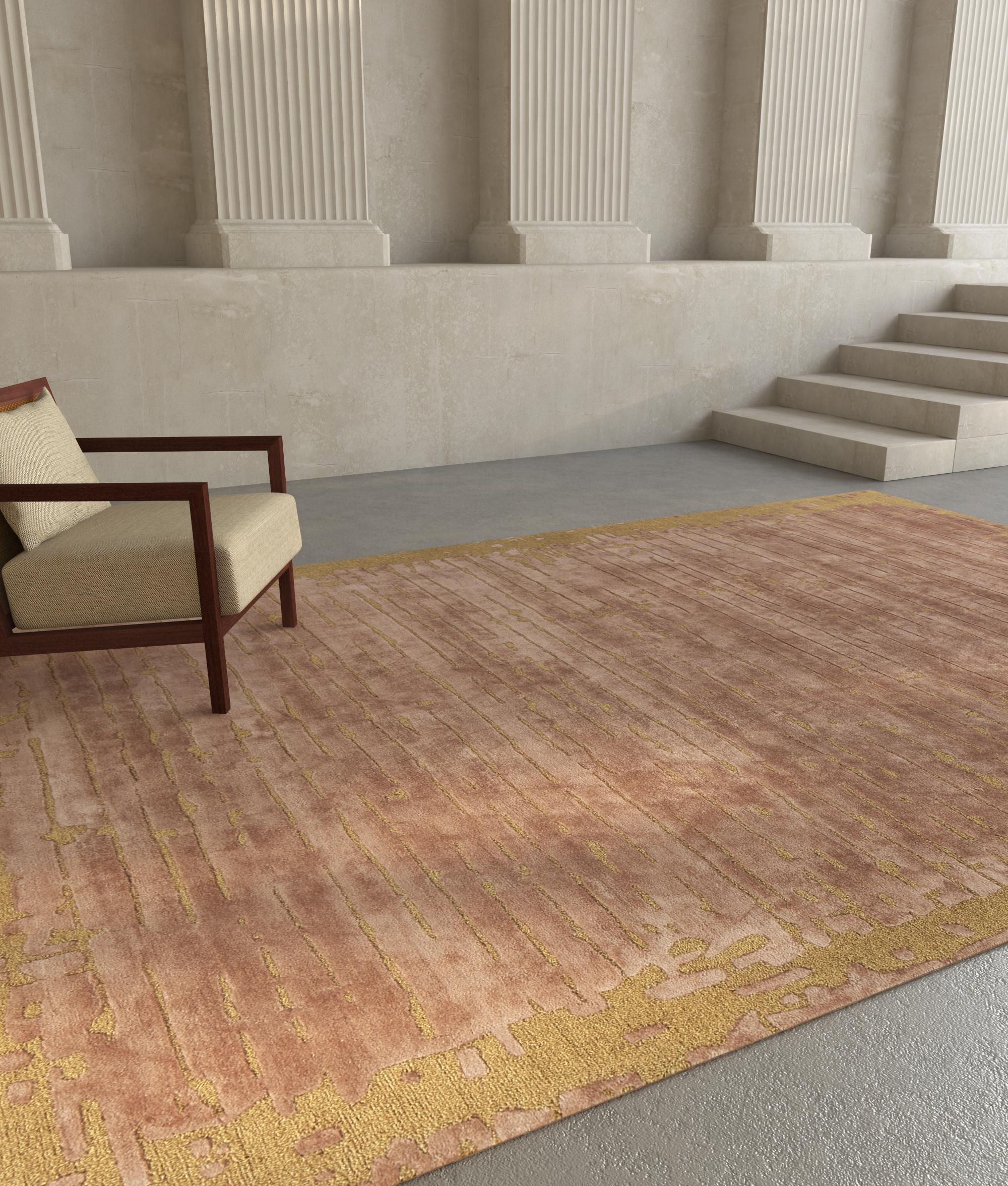 Jaipur Rugs Just like its name, with a consistency of on-goingness, the white noise collection features hand-tufted rugs with disruptive lines that showcase a sense of geometric flow. The suggested details allow the eye to form an illusion and