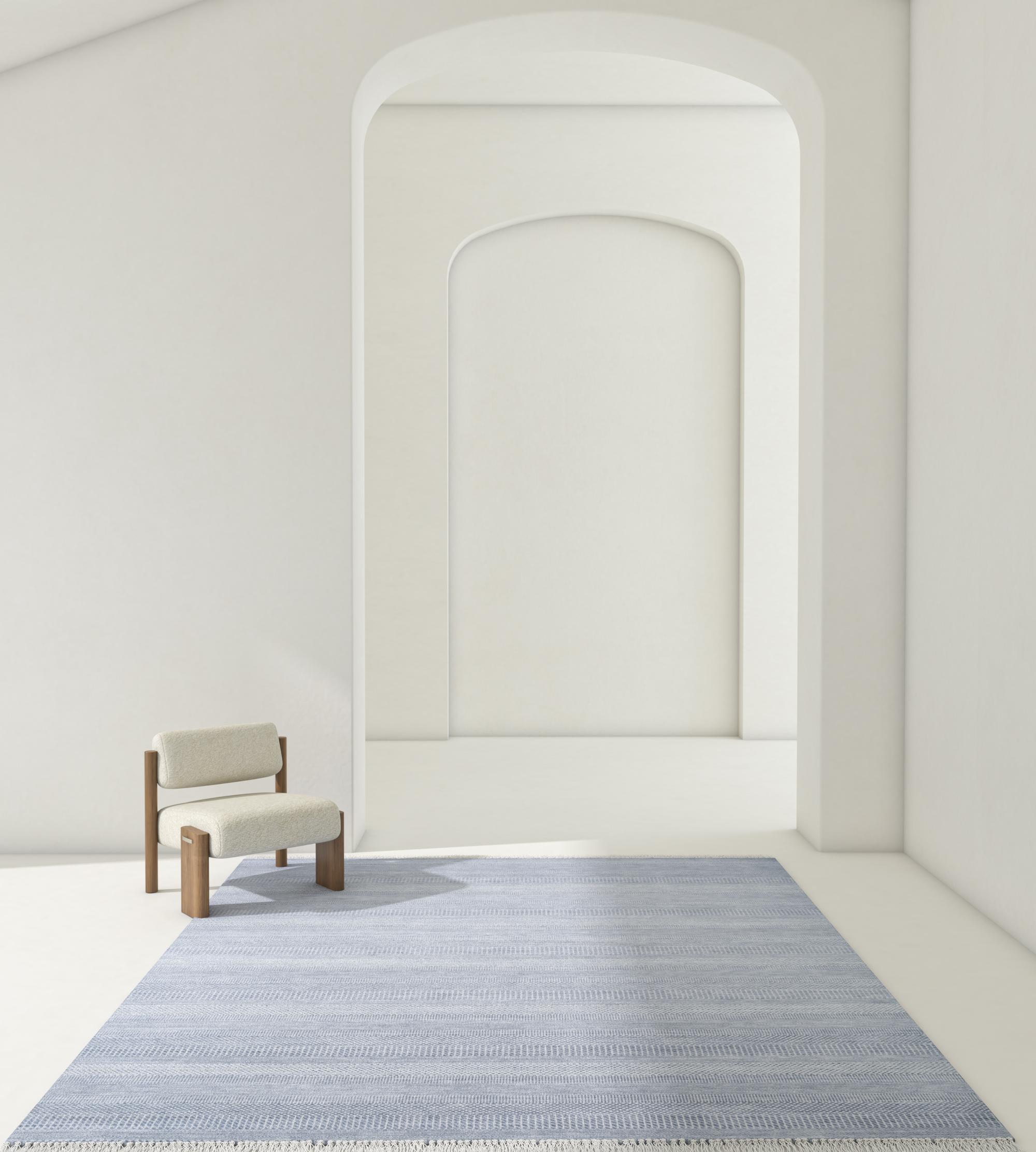 Jaipur Rugs I disegni di transizione della collezione Kairos conquisteranno gli occhi con gli immensi dettagli tessuti nei morbidi filati. Il viaggio della collezione inizia dall'intrigante punto dell'alba e viaggia attraverso la cadenza temporale