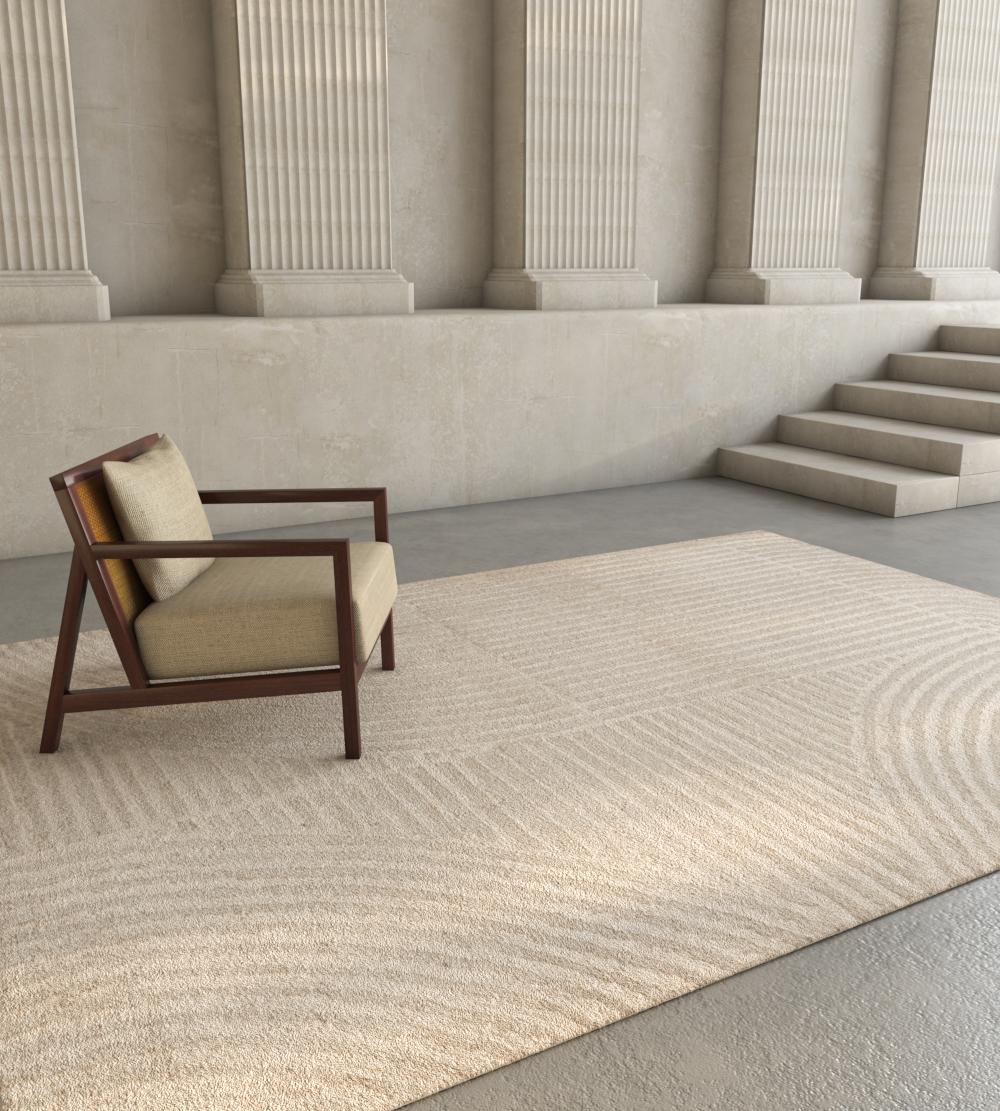Con su paleta tono sobre tono, las alfombras de la colección Azalea levantarán instantáneamente el ánimo de cualquier espacio. Estas alfombras de lana y viscosa, que aportan calidez y comodidad a los suelos y combinan con una gran variedad de