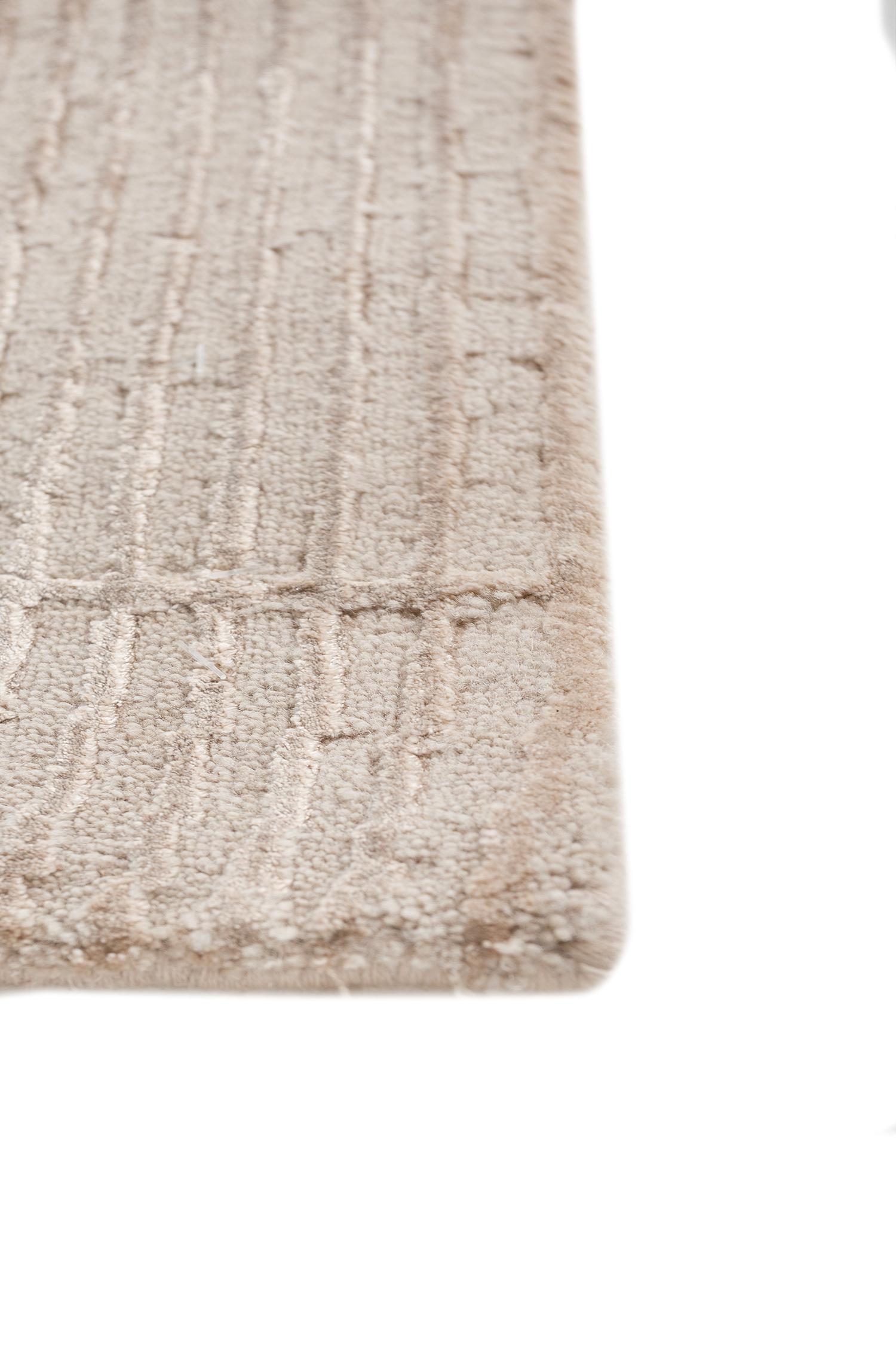 Alfombra anudada a mano Jaipur Rugs Almond Milk & Linen 60X90 cm Indio