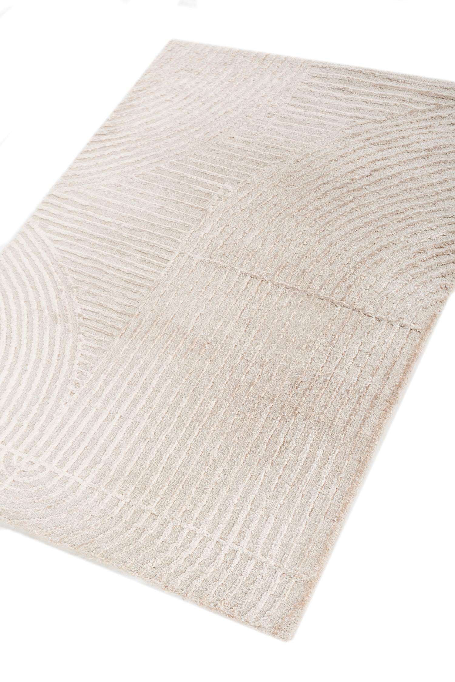 Alfombra anudada a mano Jaipur Rugs Almond Milk & Linen 60X90 cm Anudado a mano