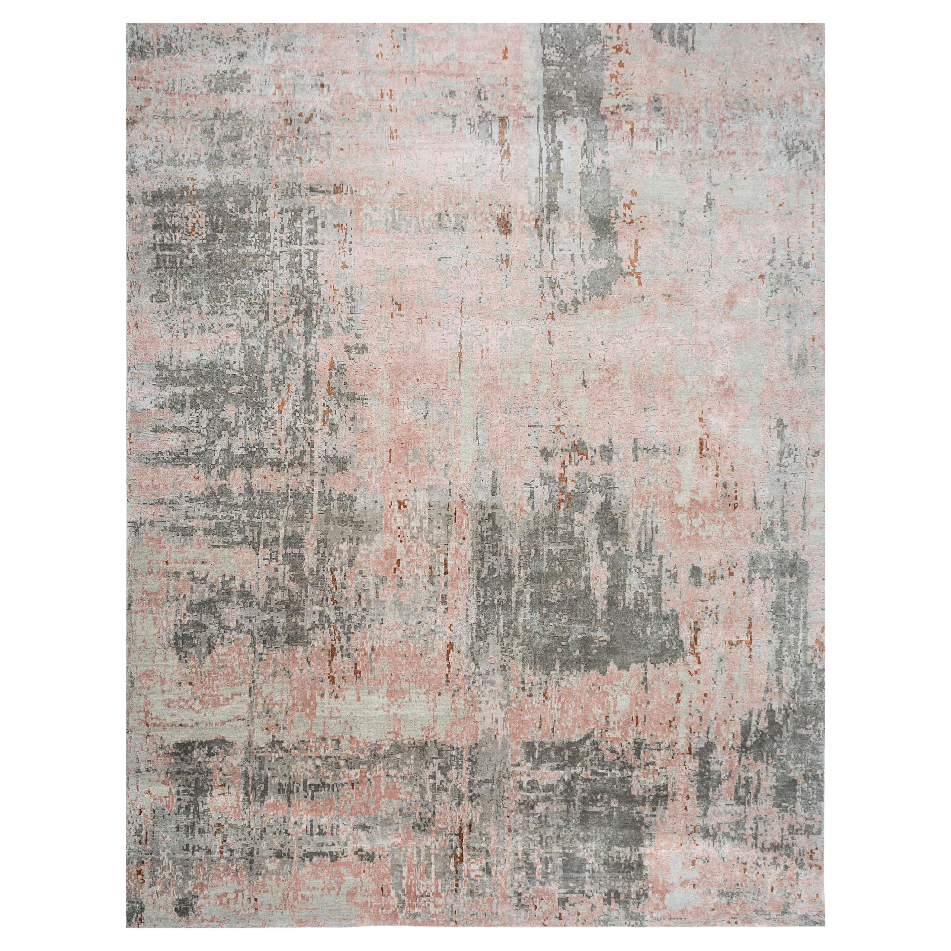 Jaipur Rugs Antique White & Pink Tint 270X360 cm Hand Knotted Carpet