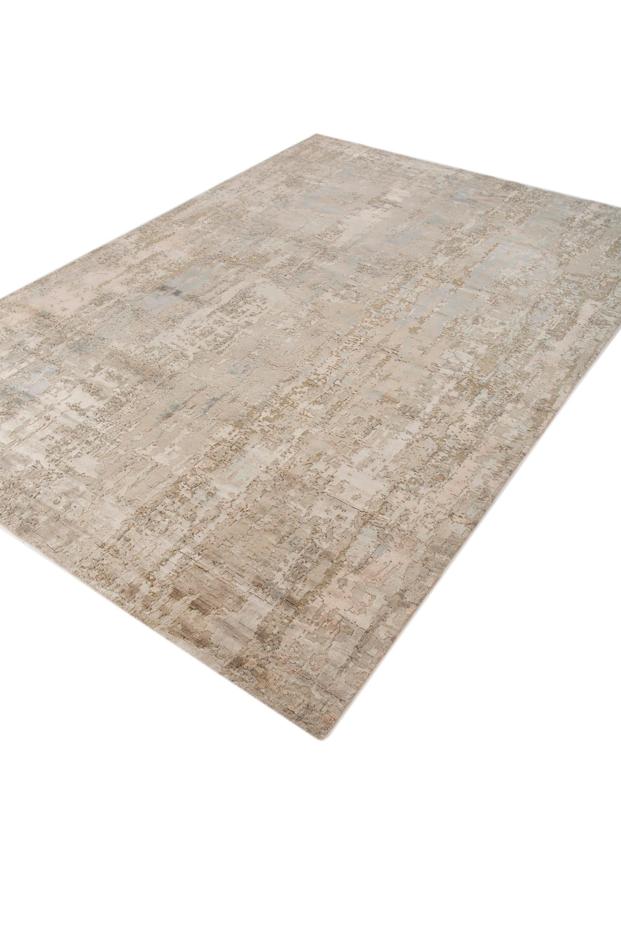Jaipur Rugs Antique White & White Sand 210X300 cm Hand Knotted Carpet Moderno en venta