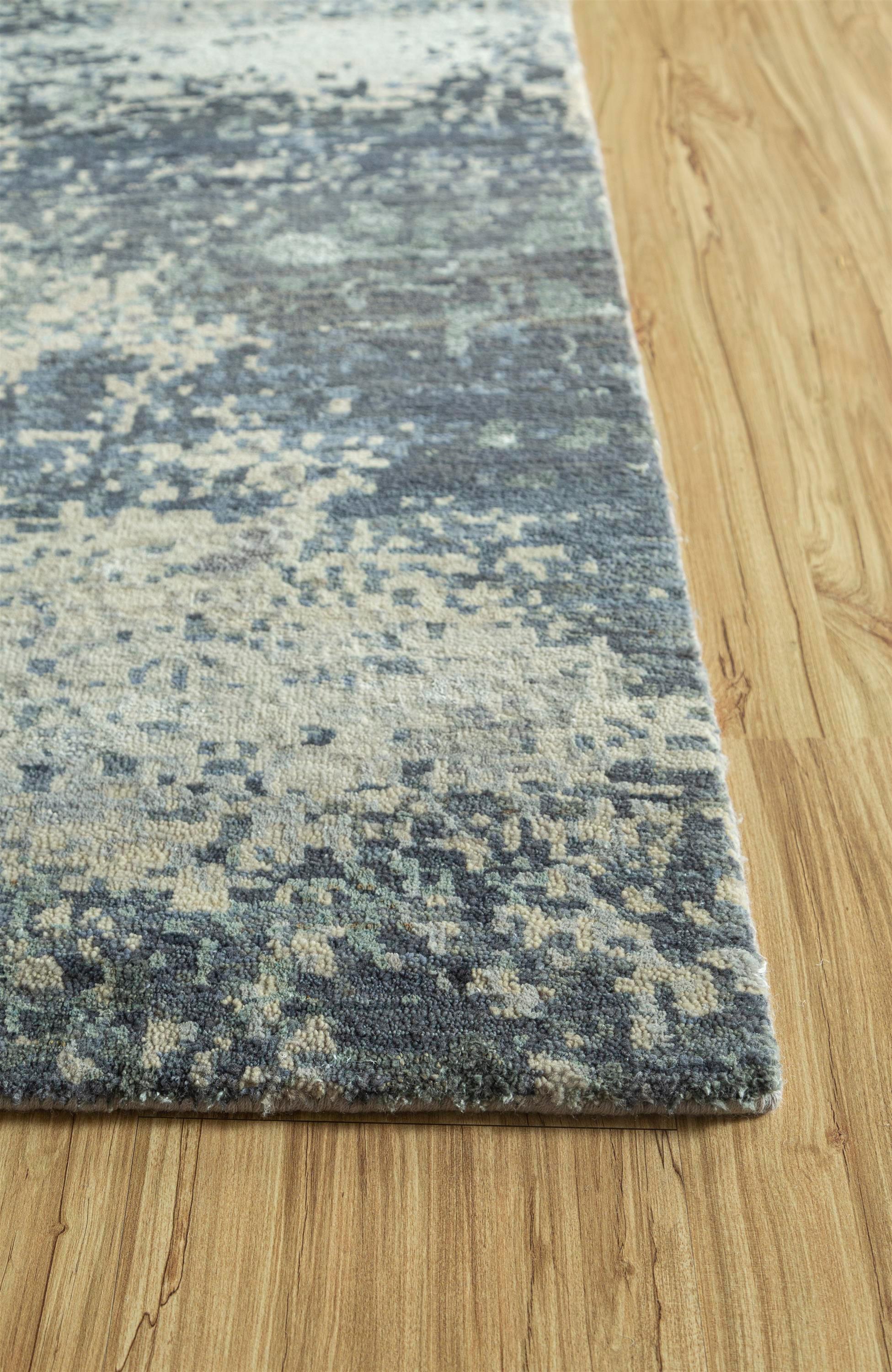 Jaipur Rugs Ashwood & Medium Blue 240X300 cm Hand Knotted Carpet Moderno en venta