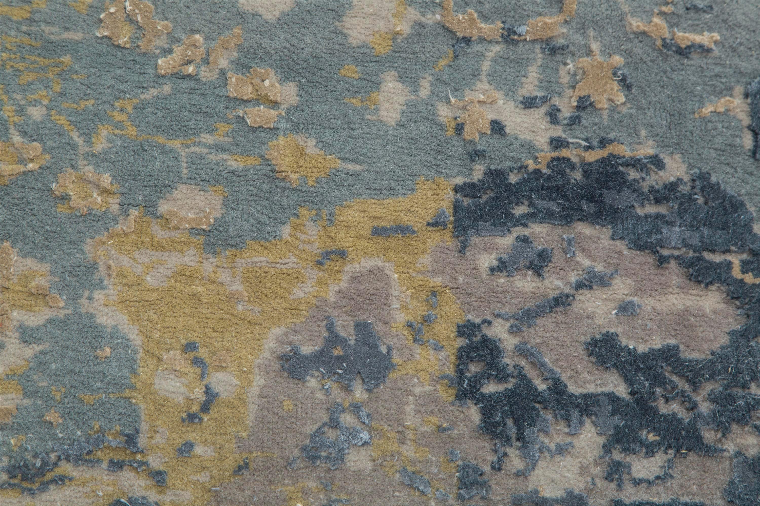 Indien Jaipur Rugs Blue Haze & Crystal Gray 270X360 cm Hand Knotted Carpet en vente