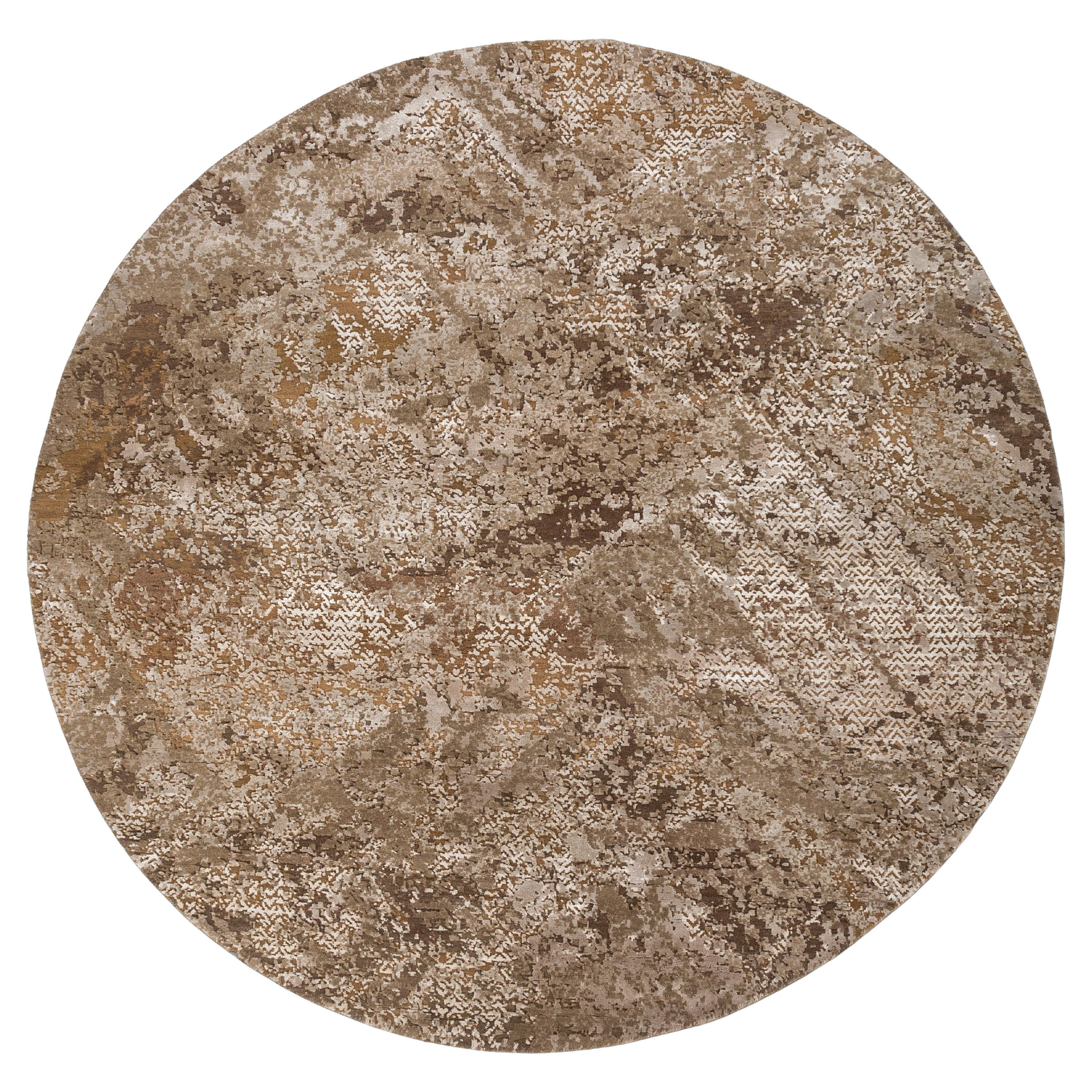 Alfombra anudada a mano Jaipur Rugs Clay & Medium Tan 240X240 cm
