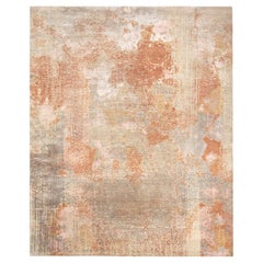 Jaipur Rugs Cloud White & Peach Bloom 240X300 cm Hand Knotted Carpet