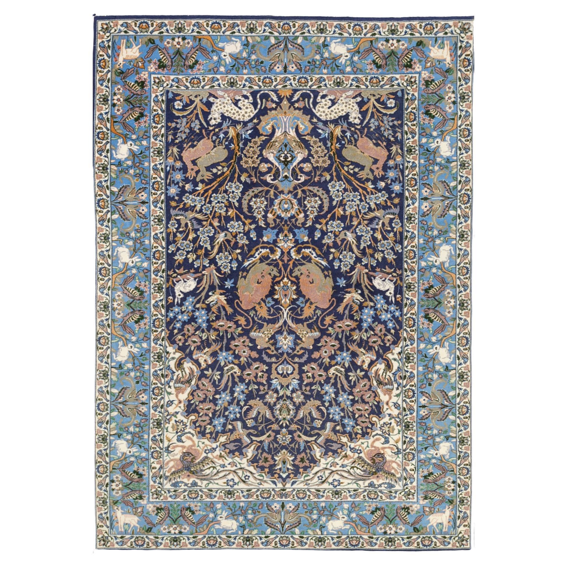 Jaipur Rugs Deep Navy & Inky Sea 105X165 cm Hand Knotted Carpet