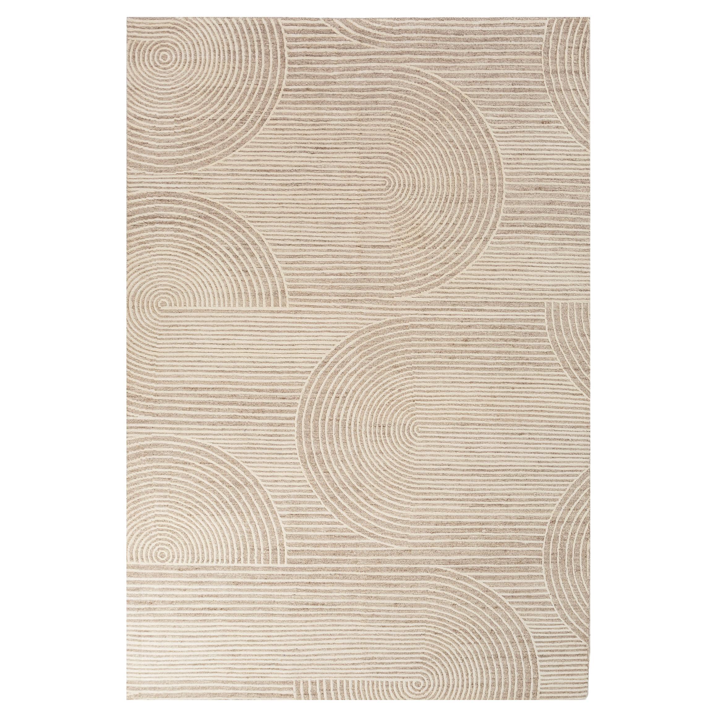 Jaipur Rugs Light Pebble & White 180X270 cm Hand Knotted Carpet
