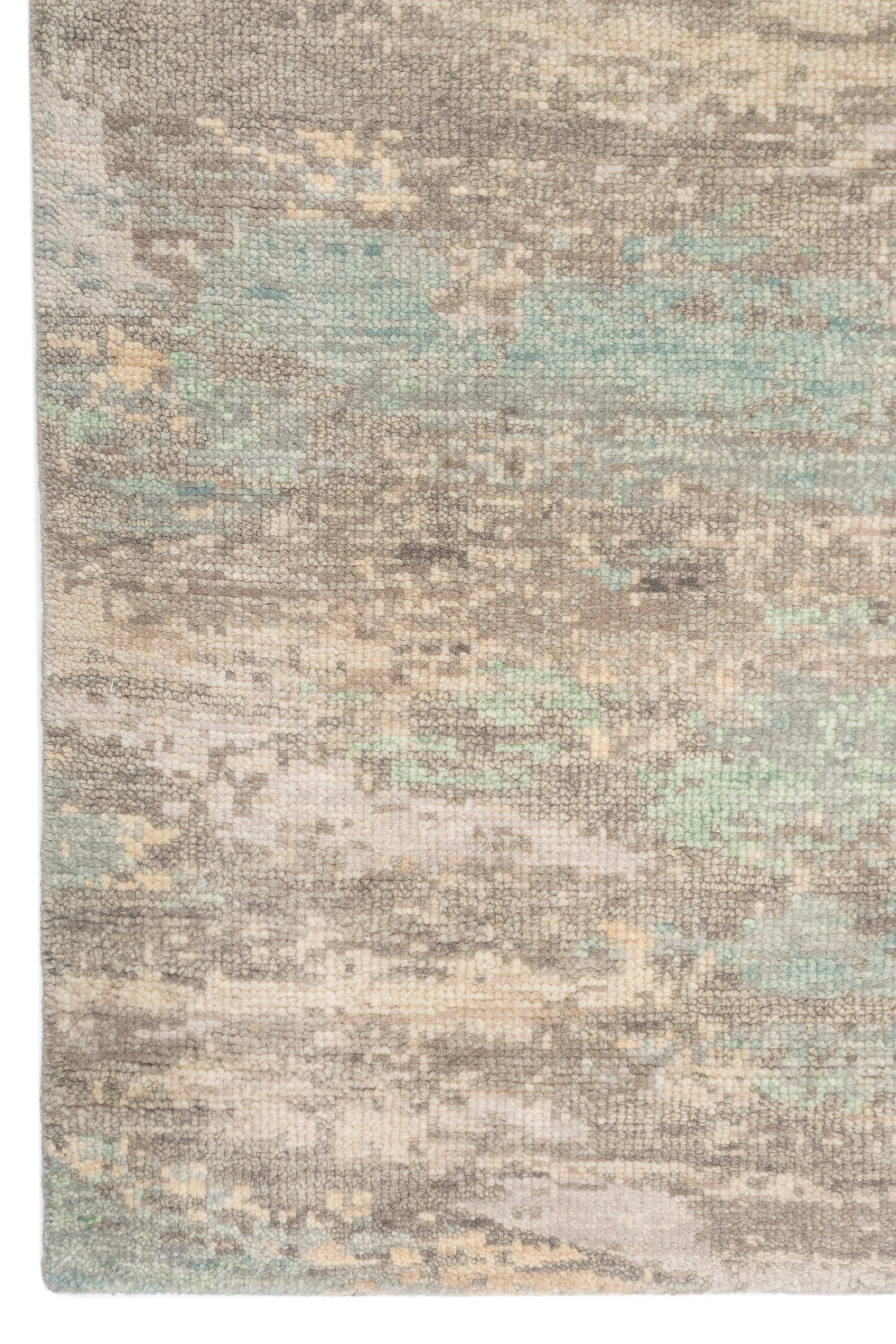 Modern Jaipur Rugs Medium Gray & Glacier Gray 150X240 cm Hand Knotted Carpet For Sale