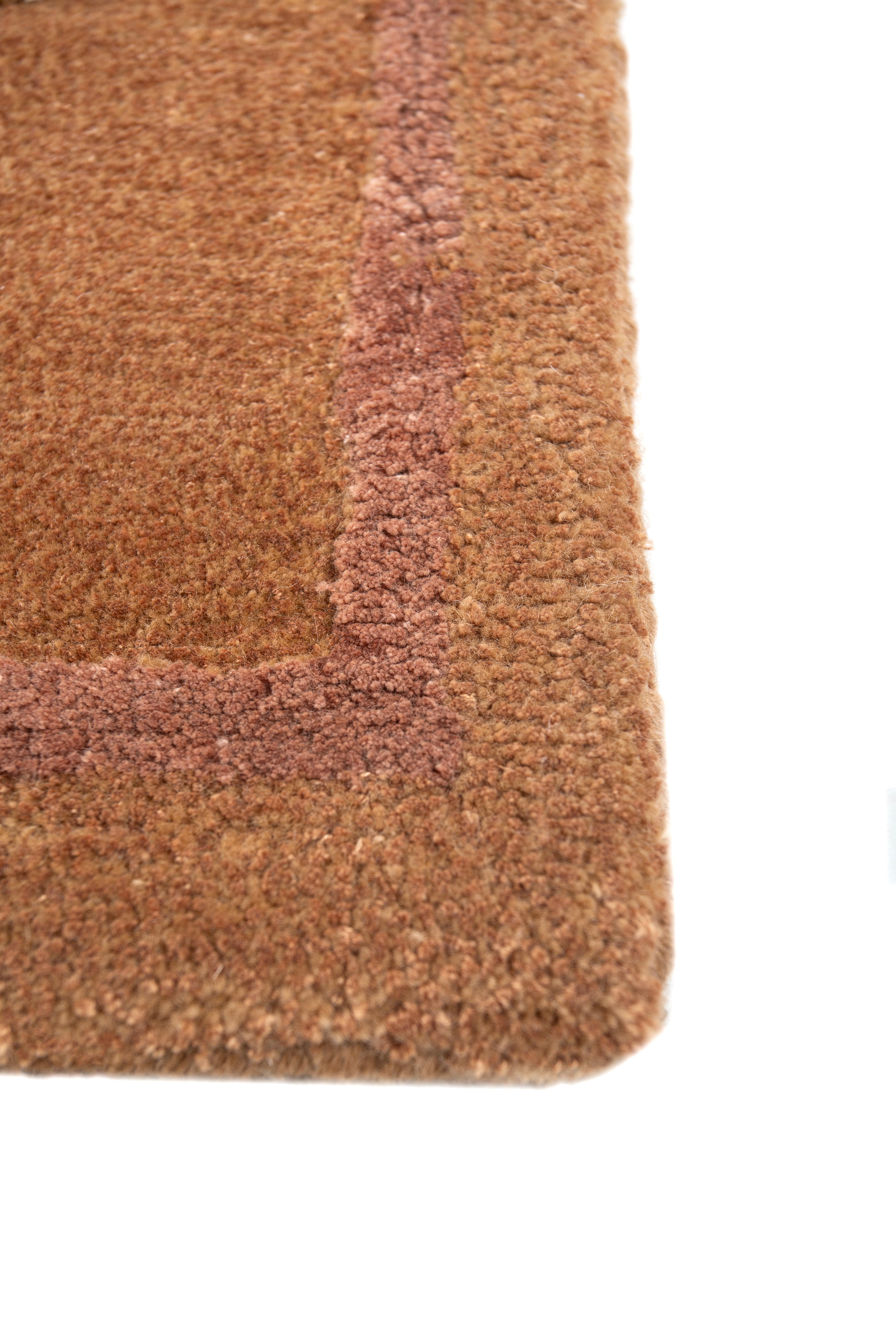 Hand-Crafted Jaipur Rugs Modern Hand Tufted Gold Carpet - 185X270 cm For Sale