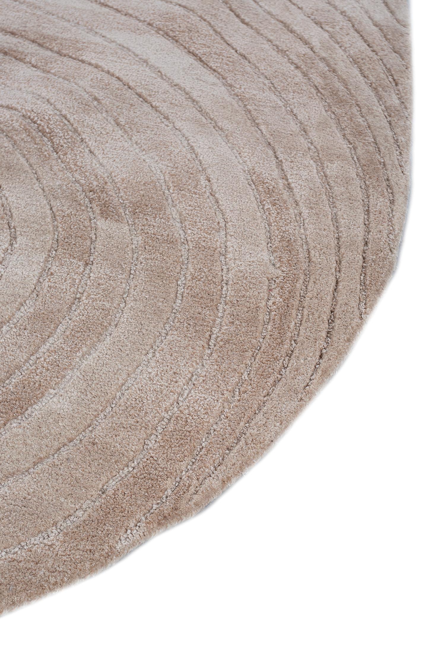 Indian Jaipur Rugs Natural Camel 180X200 cm Hand Tufted Carpet For Sale