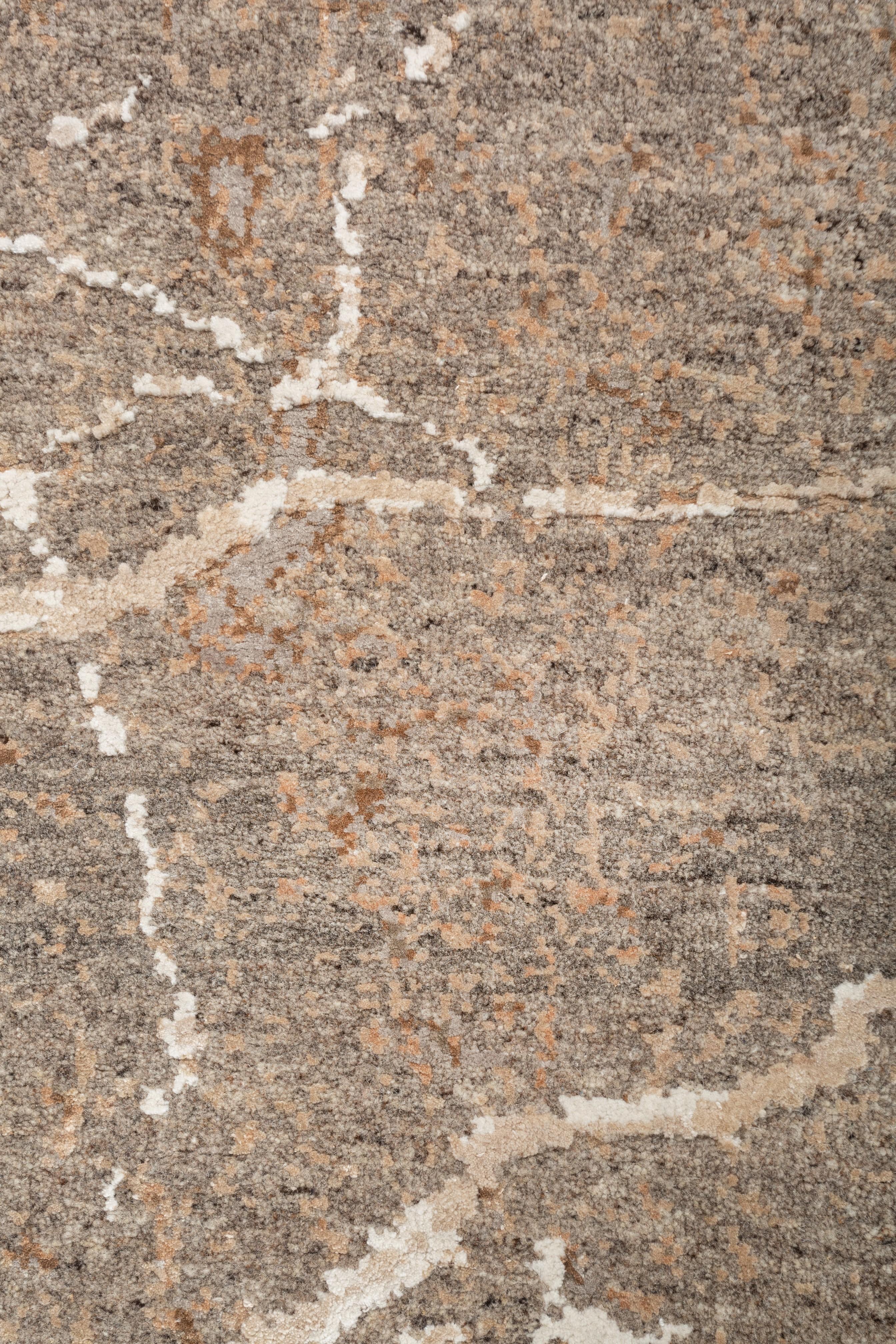Modern Jaipur Rugs Rawhide & Dune dust 170X240 cm Hand Knotted Carpet For Sale