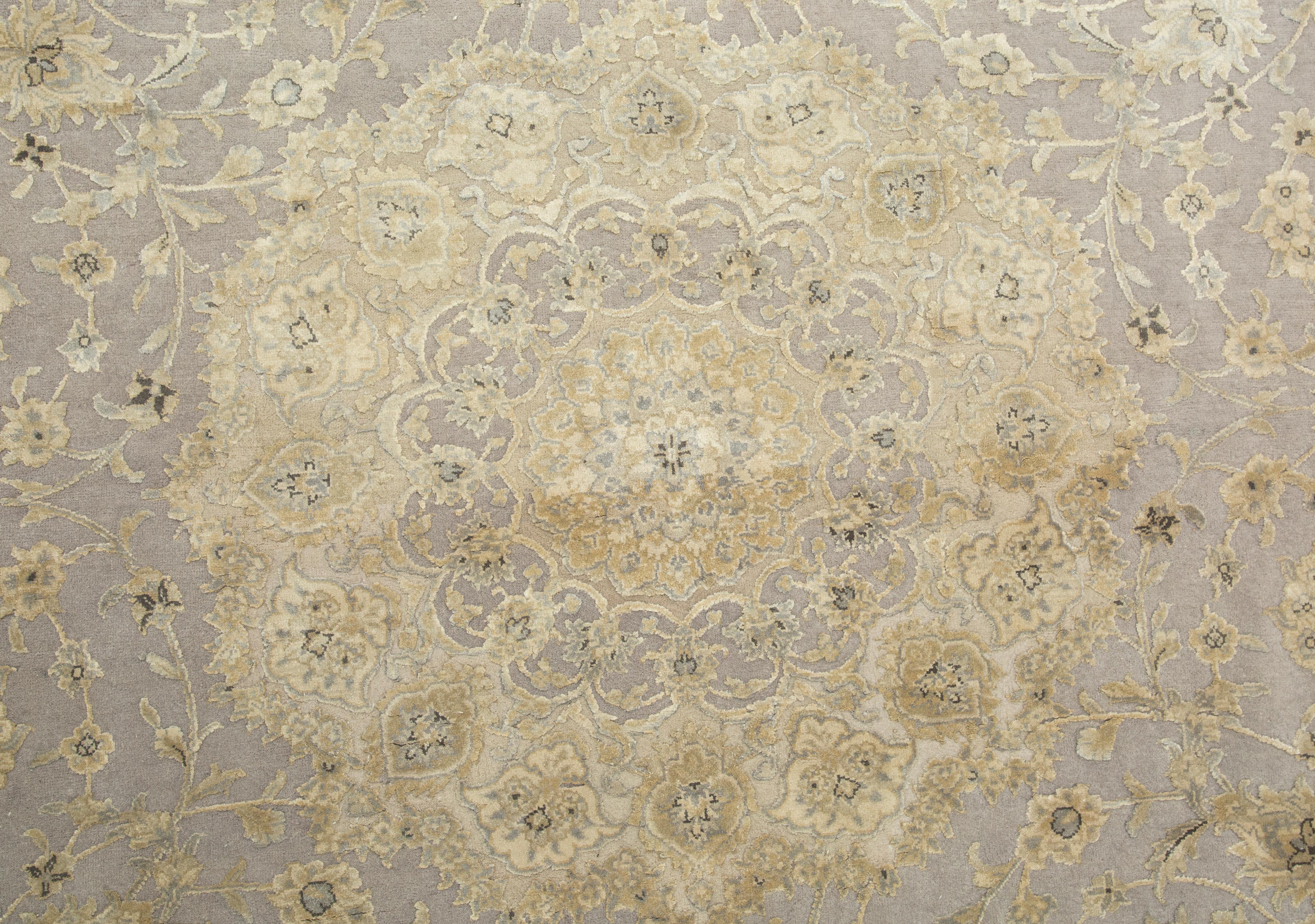 Modern Jaipur Rugs Soft Gray 240X300 cm Hand Knotted Carpet For Sale
