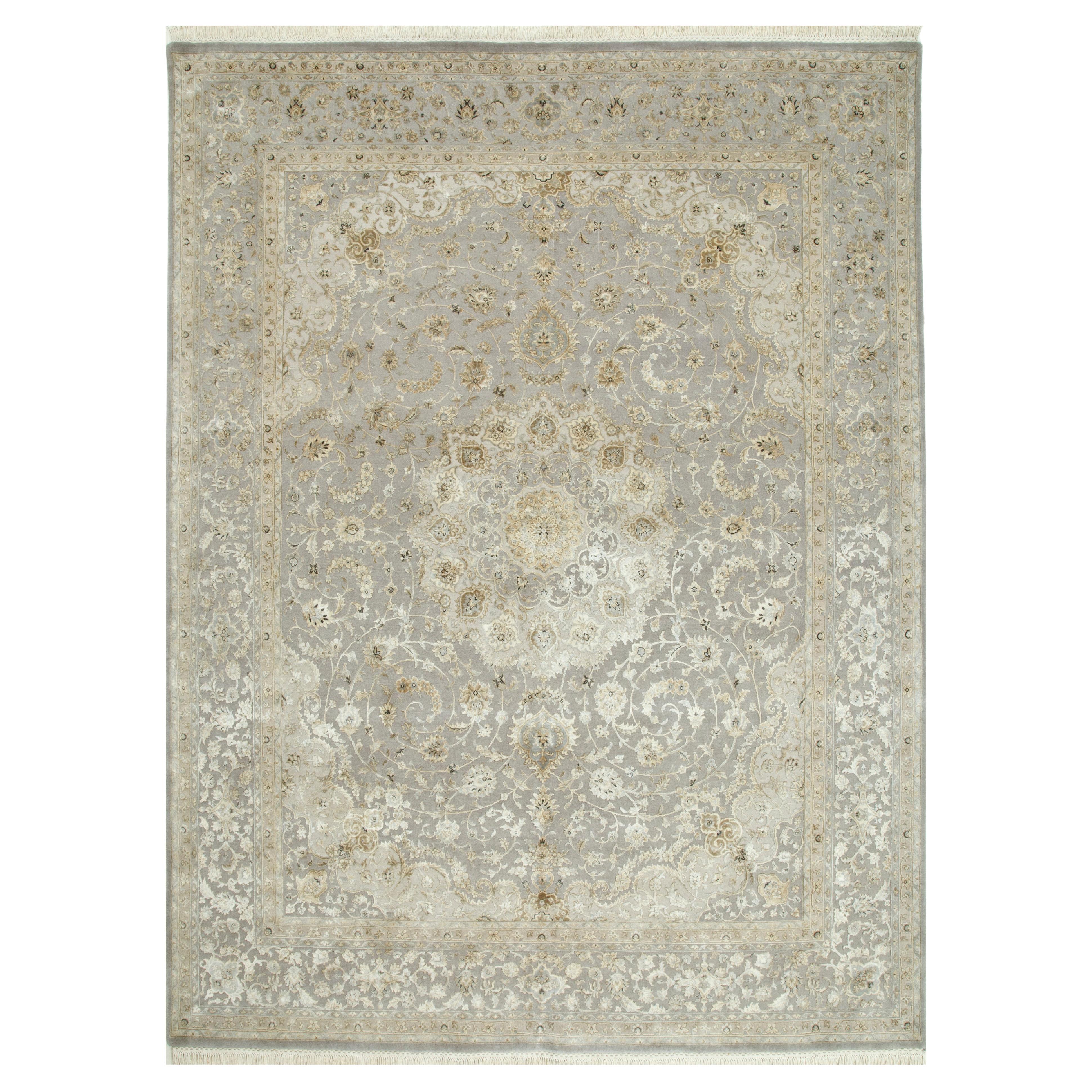 Jaipur Rugs Alfombra Anudada a Mano Gris Suave 240X300 cm