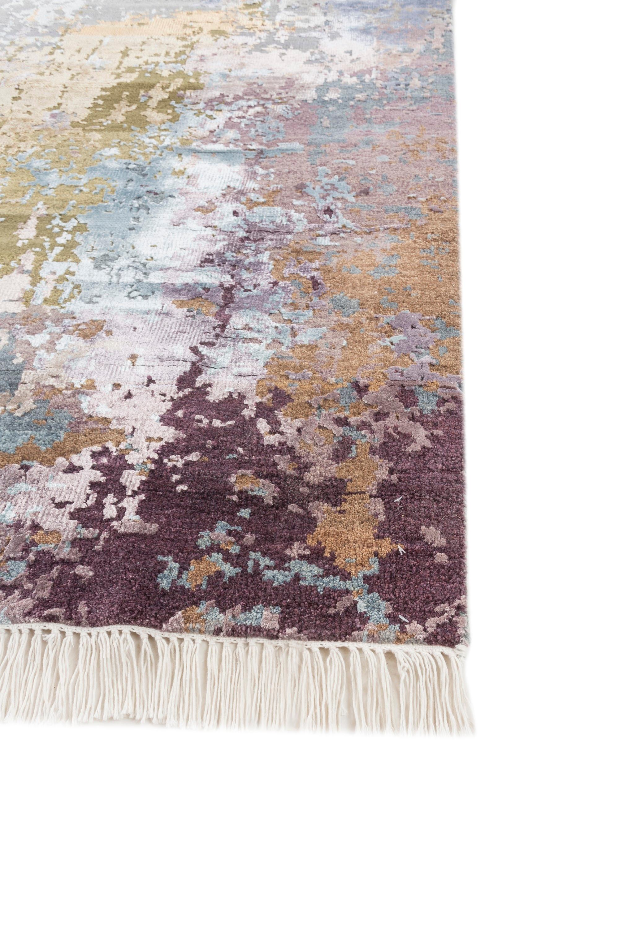 Modern Jaipur Rugs Tulip Purple & Chicory 180X270 cm Hand Knotted Carpet For Sale
