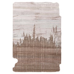 Tapis Jaipur, noué à la main, crème chaude et pêche, 180X270 cm