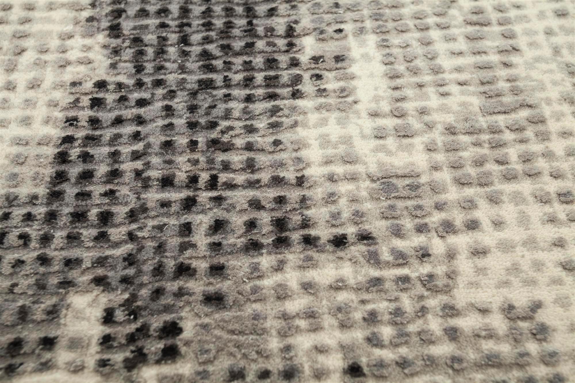 Jaipur Rugs White & Light Silver 200X300 cm Hand Knotted Carpet Moderno en venta