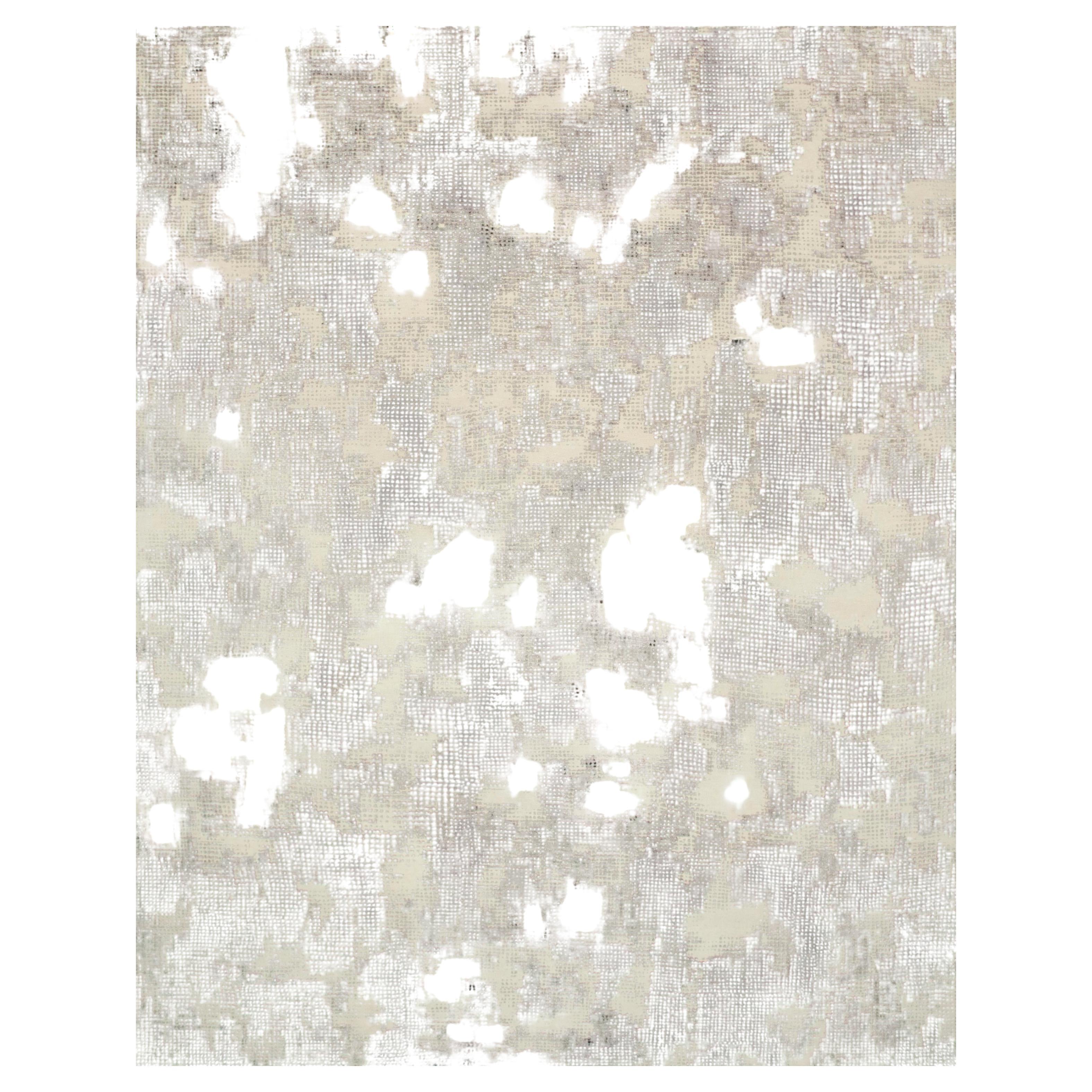 Jaipur Rugs White & Light Silver 200X300 cm Hand Knotted Carpet