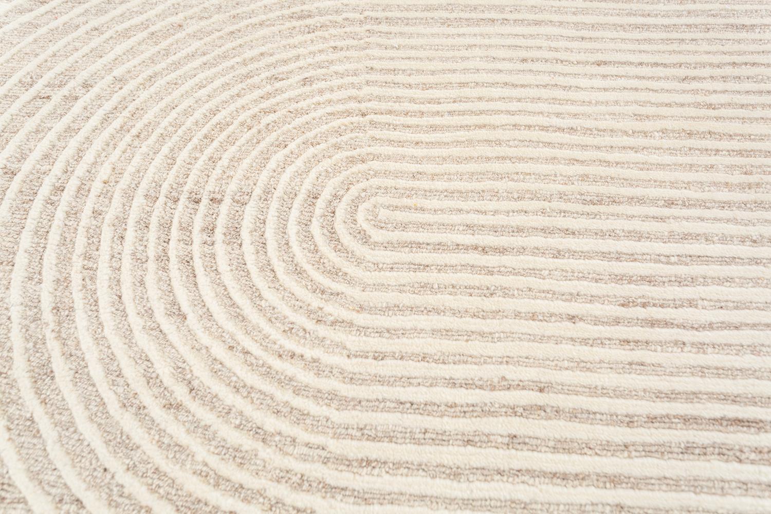 Modern Jaipur Rugs White pepper & Dreamy White 60X90 cm Hand Knotted Carpet For Sale