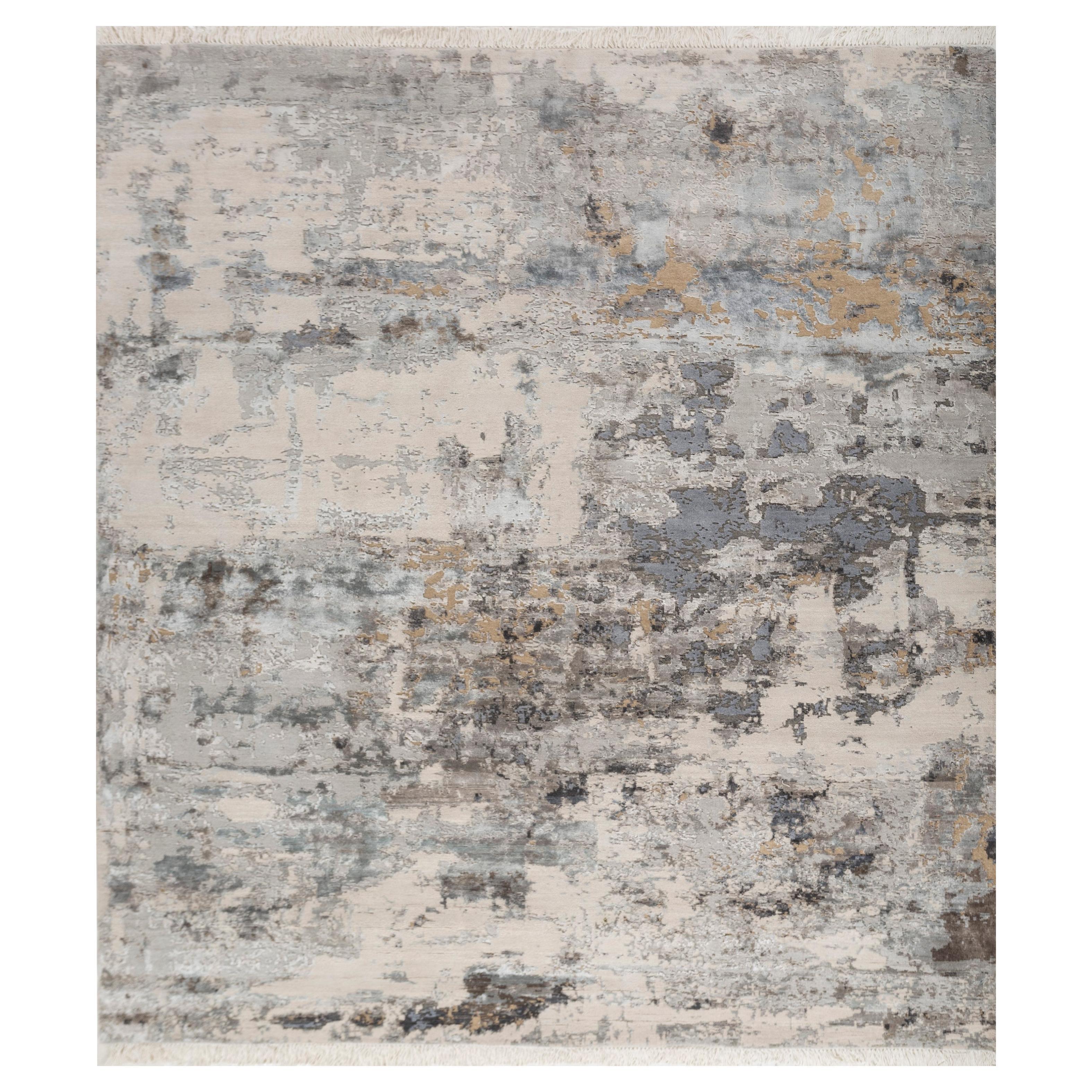 Jaipur Rugs White & Platinum 270X360 cm Hand Knotted Carpet
