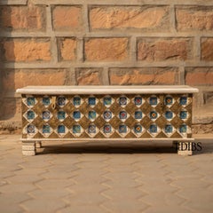 Jaipur Rustic Brass & Hand-Painted Solid Wood Storage Trunk by House of Jaipur