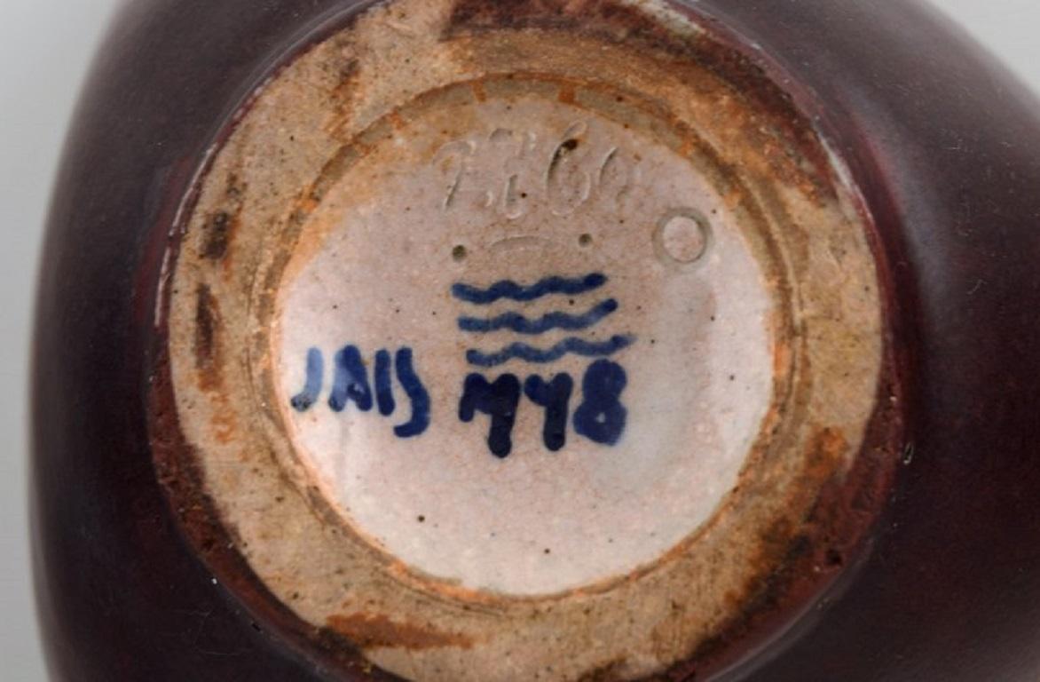 Jais Nielsen für Royal Copenhagen, Schale aus glasierter Keramik (Mitte des 20. Jahrhunderts) im Angebot