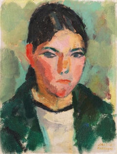 'Young Bretonne', Paris, Salon d’Automne, Section d'Or, Post-Impressionist Oil