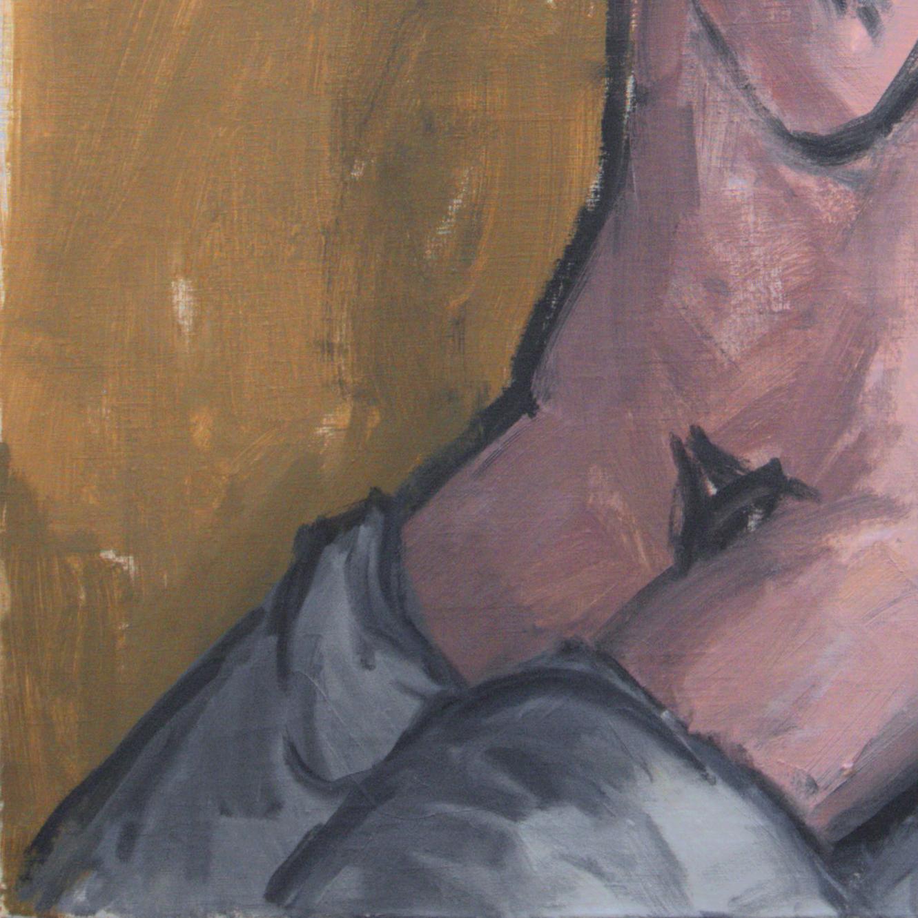'La Toilette', Esposizione di Parigi, Salon d'Automne, Fauve, Cubismo, Sezione d'oro - Nude Painting Grigio di Jais Nielsen