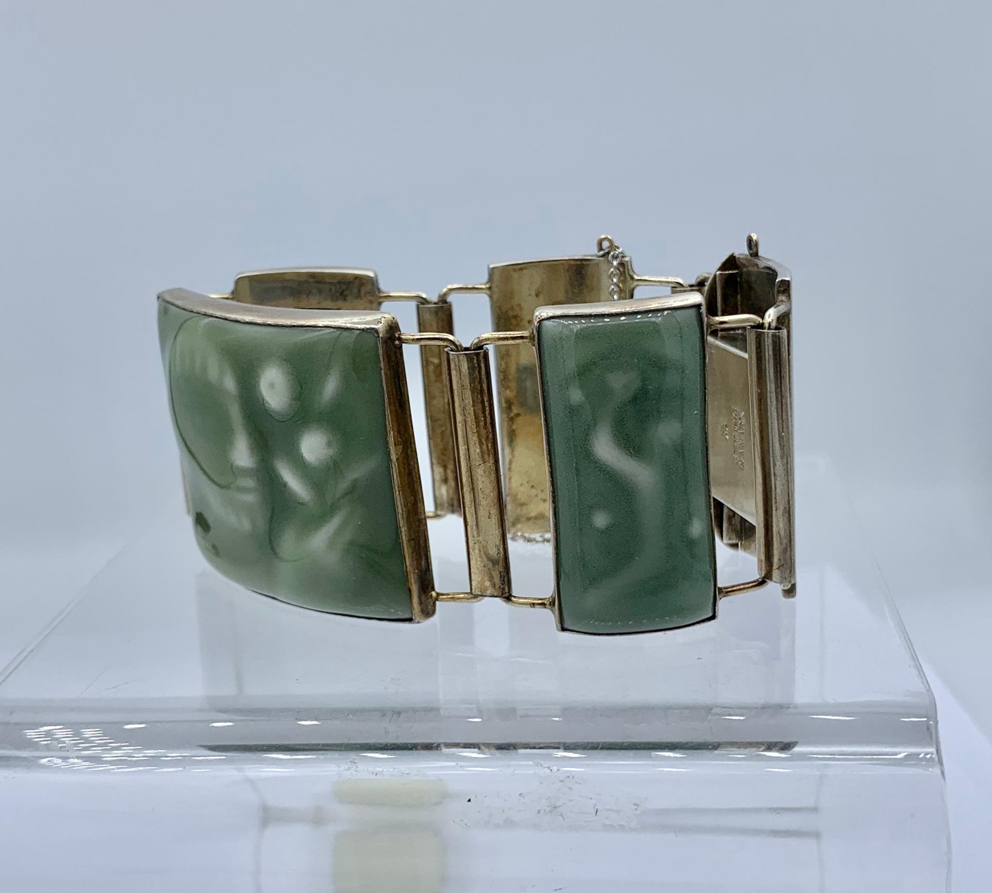 Jais Nielsen Royal Copenhagen Porcelain Modernist Bracelet A. Dragsted Denmark 3