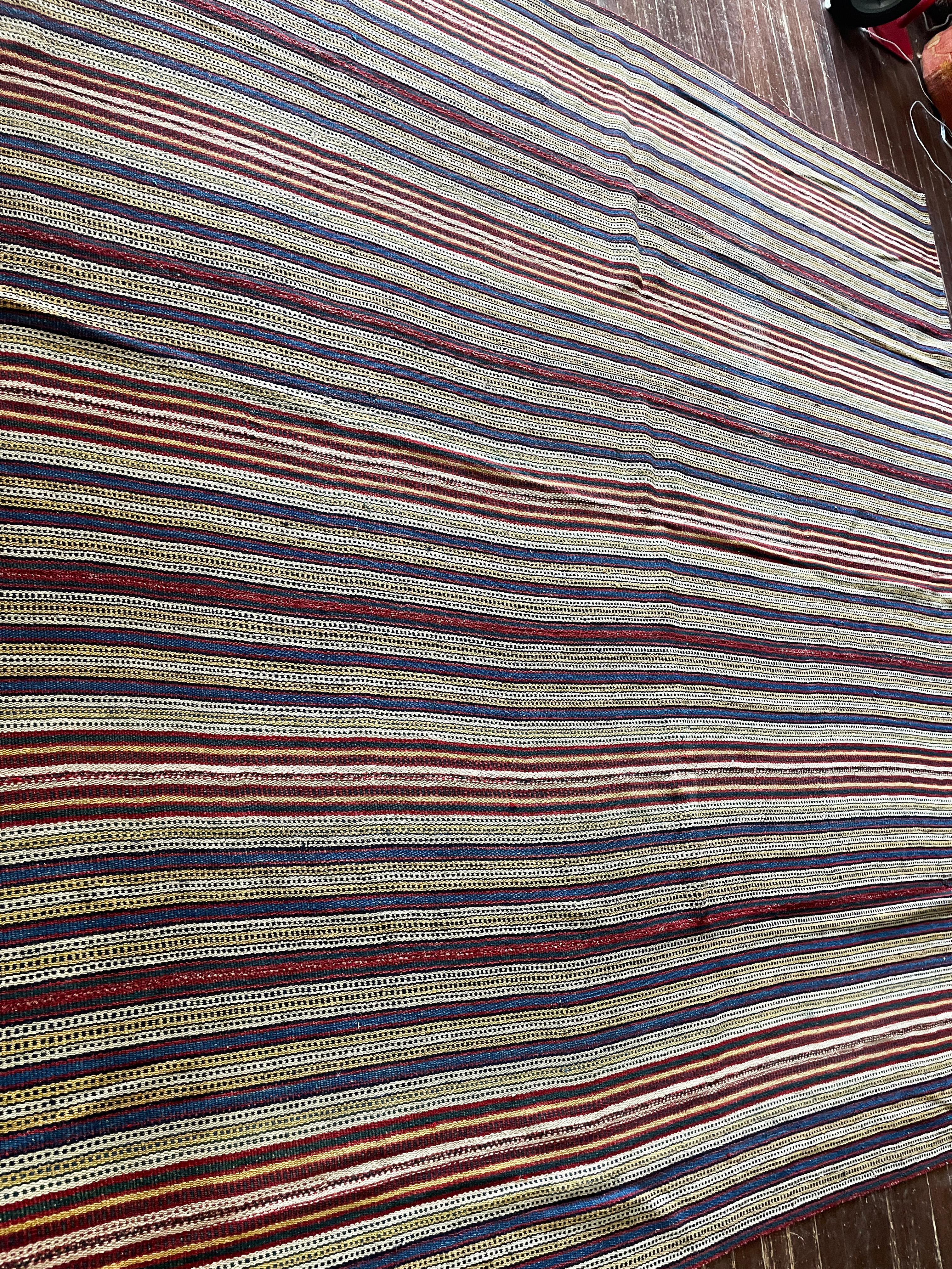 Antique Jajim Kilim Persian Carpet For Sale 5