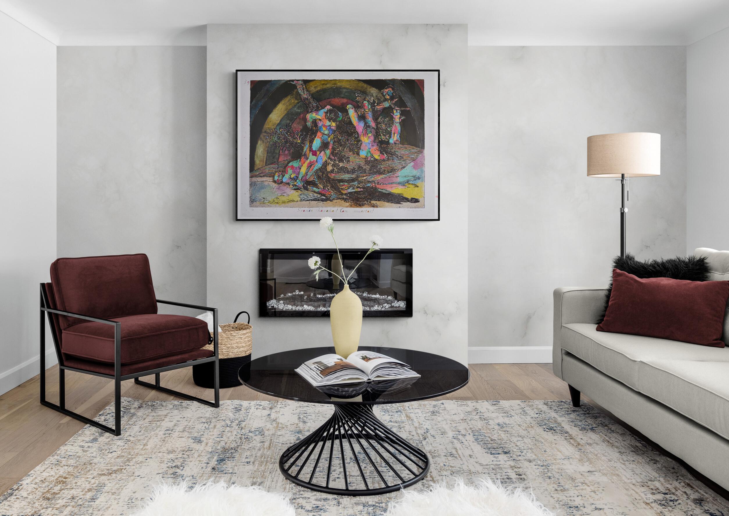 Jake Chapman - IN THE REALM OF THE SENSELESS. Watercolor Goya Disasters of War For Sale 7