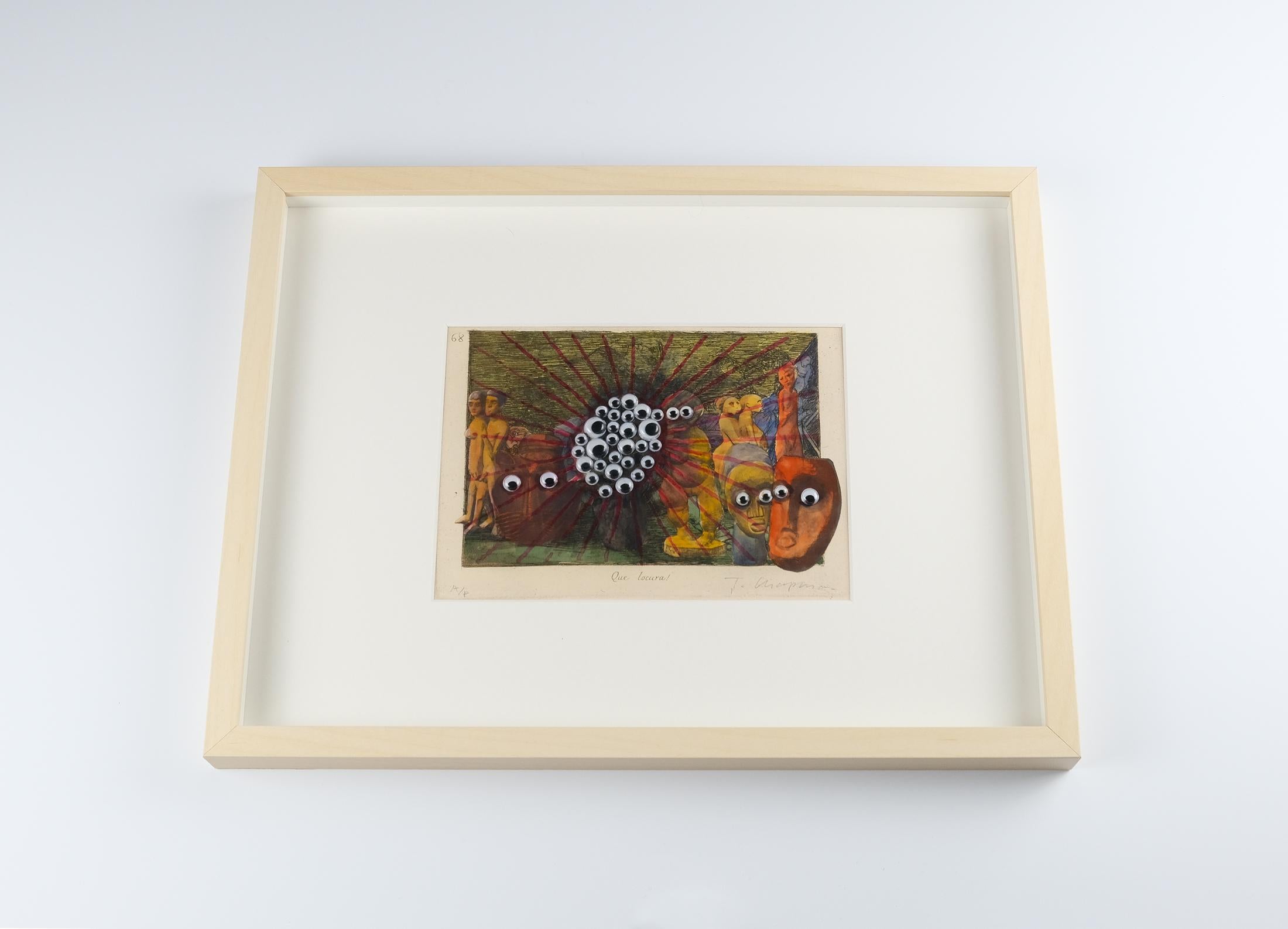 Jake Chapman 'THE WORLD IS DEEPER THAN THE DAY THINKS' Unique Signed AP, 2022 In Excellent Condition For Sale In London, GB