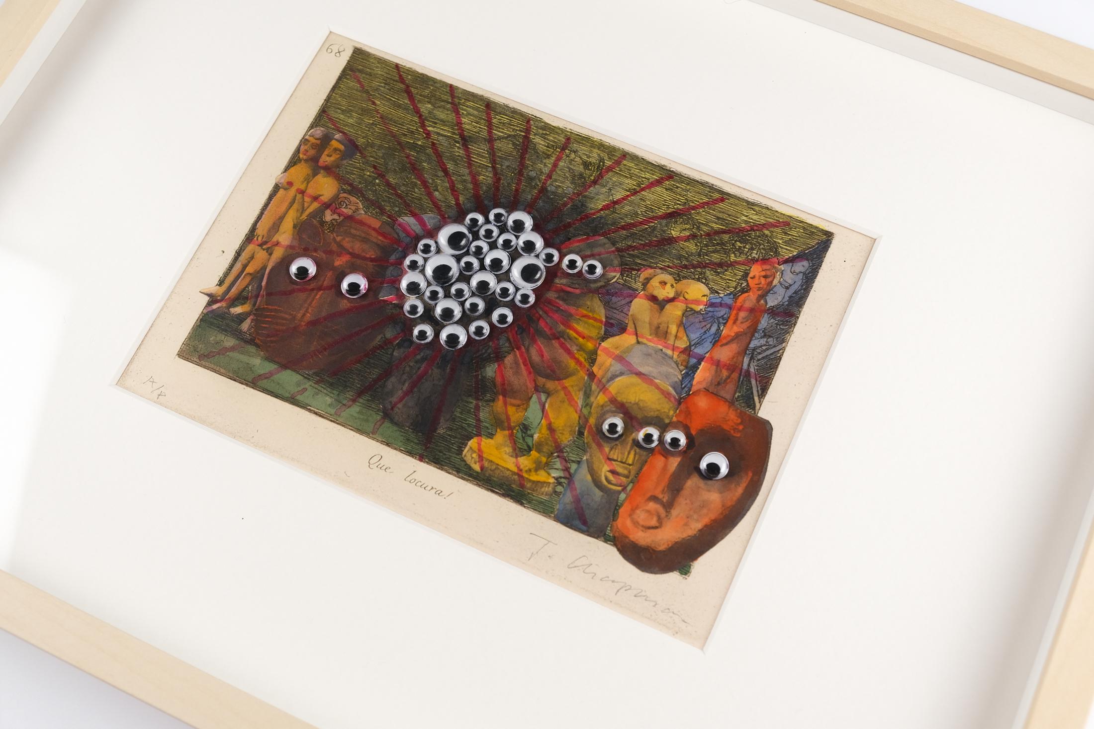 Contemporary Jake Chapman 'THE WORLD IS DEEPER THAN THE DAY THINKS' Unique Signed AP, 2022 For Sale