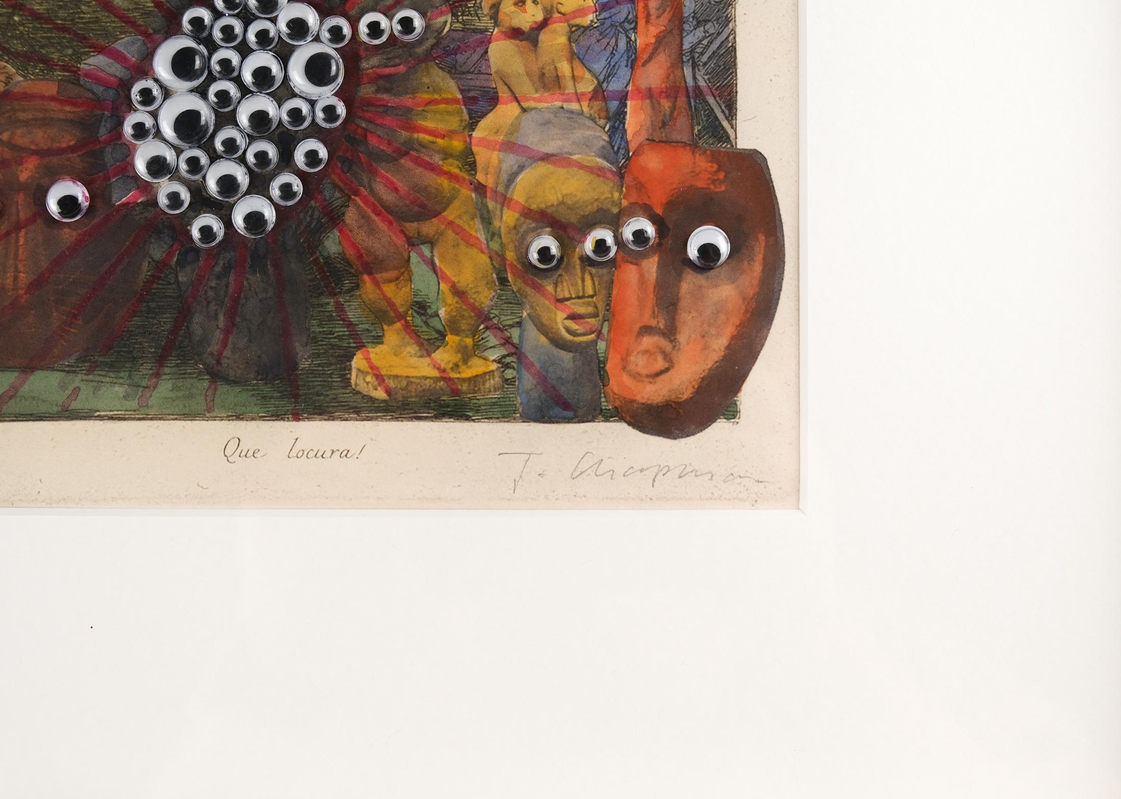 Paint Jake Chapman 'THE WORLD IS DEEPER THAN THE DAY THINKS' Unique Signed AP, 2022 For Sale