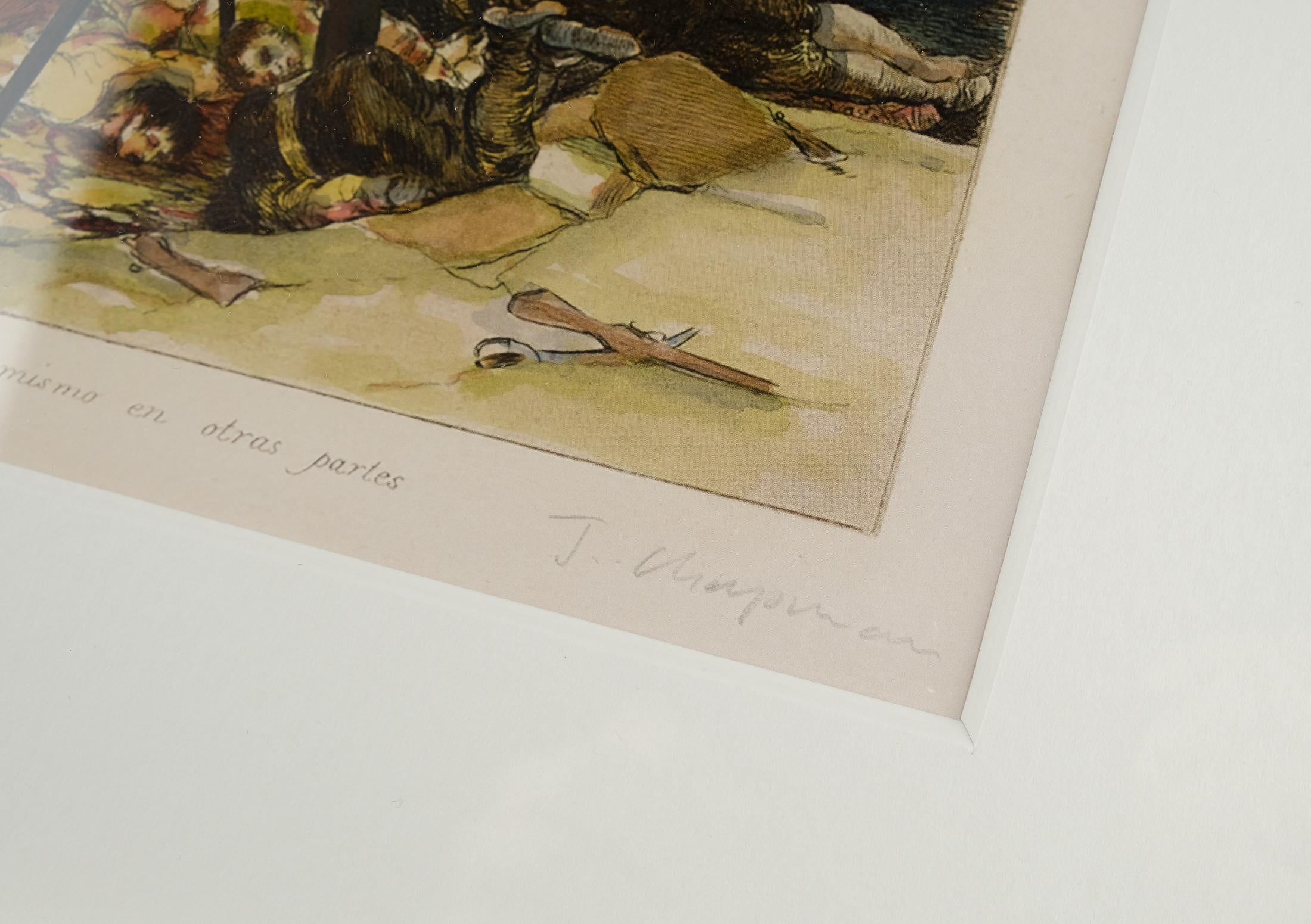 XXIe siècle et contemporain Jake Chapman, imprimé en édition limitée signé et numéroté, peint à la main, 2022 en vente