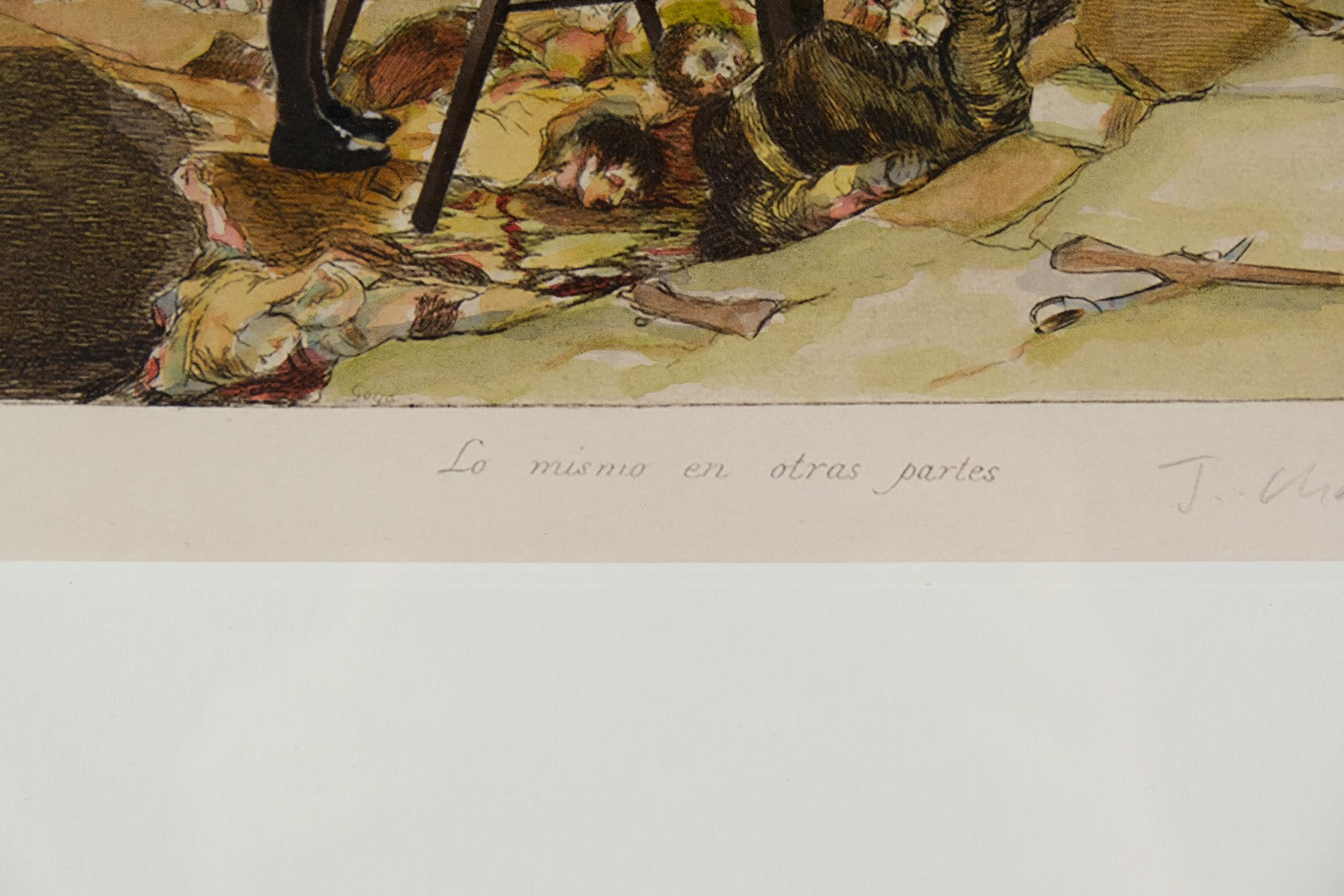 Peinture Jake Chapman, imprimé en édition limitée signé et numéroté, peint à la main, 2022 en vente