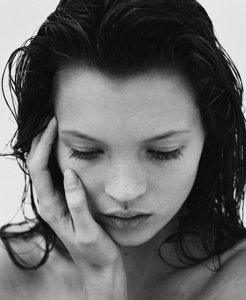 Jake Chessum Portrait Photograph - An Unknown Kate Moss At 16 Close Up III