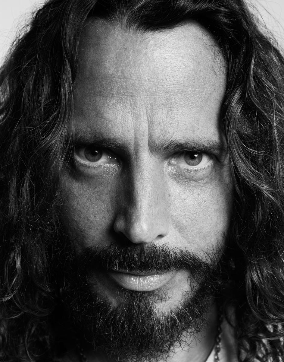 Jake Chessum Black and White Photograph - Chris Cornell