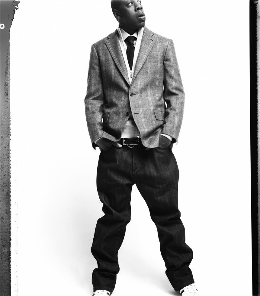 Jake Chessum Black and White Photograph - Jay Z, New York City