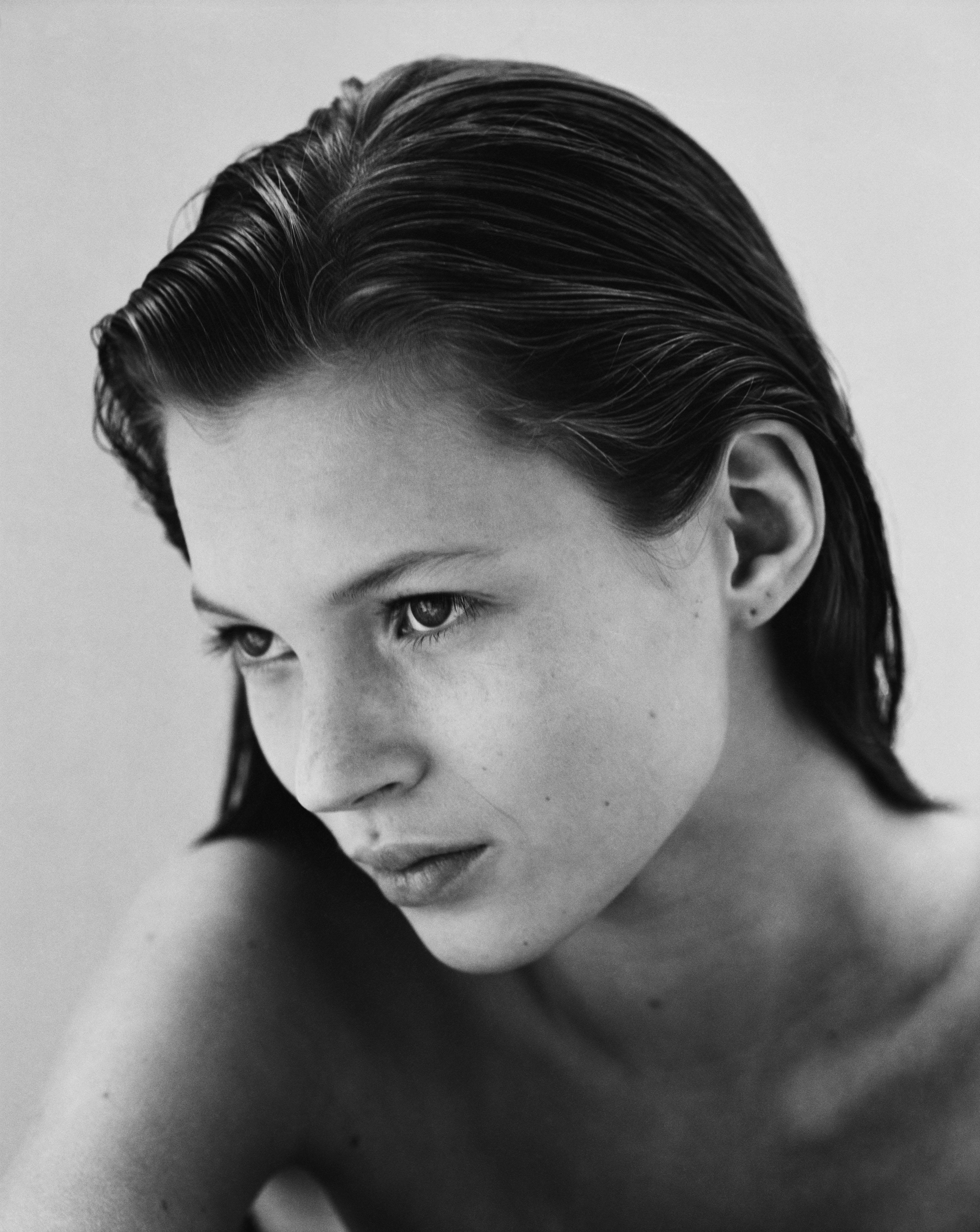 Jake Chessum Portrait Photograph - Kate Moss at 16